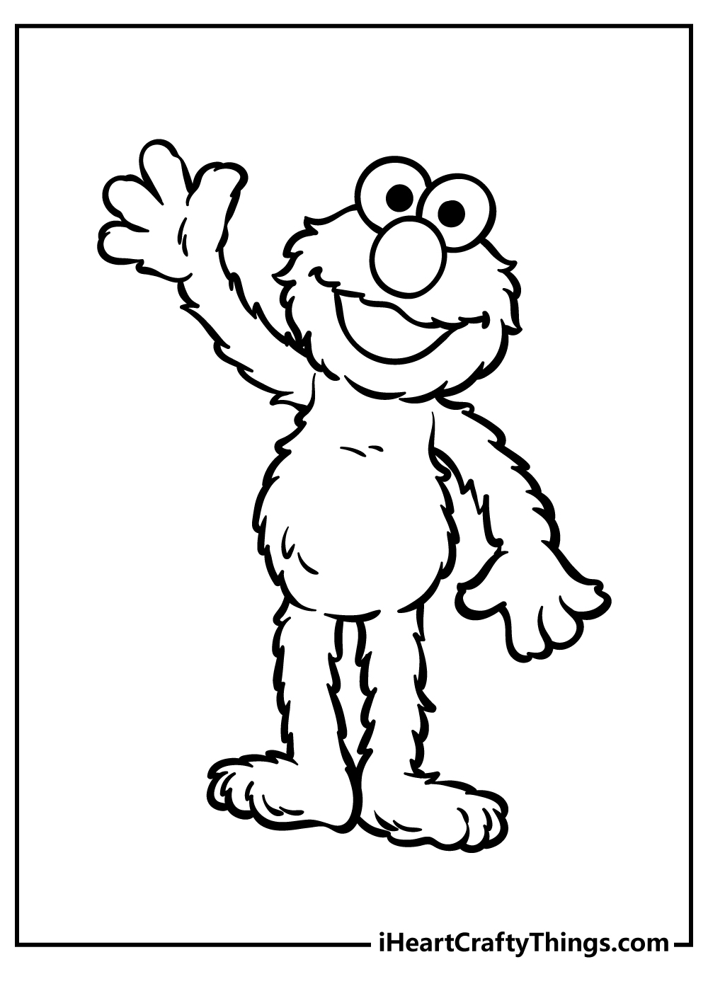 sesame street character coloring pages