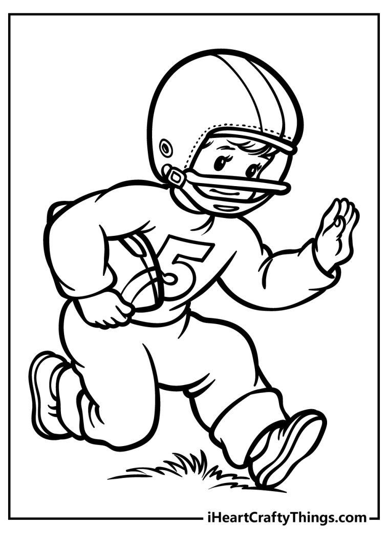Football Coloring Pages (100% Free Printables)