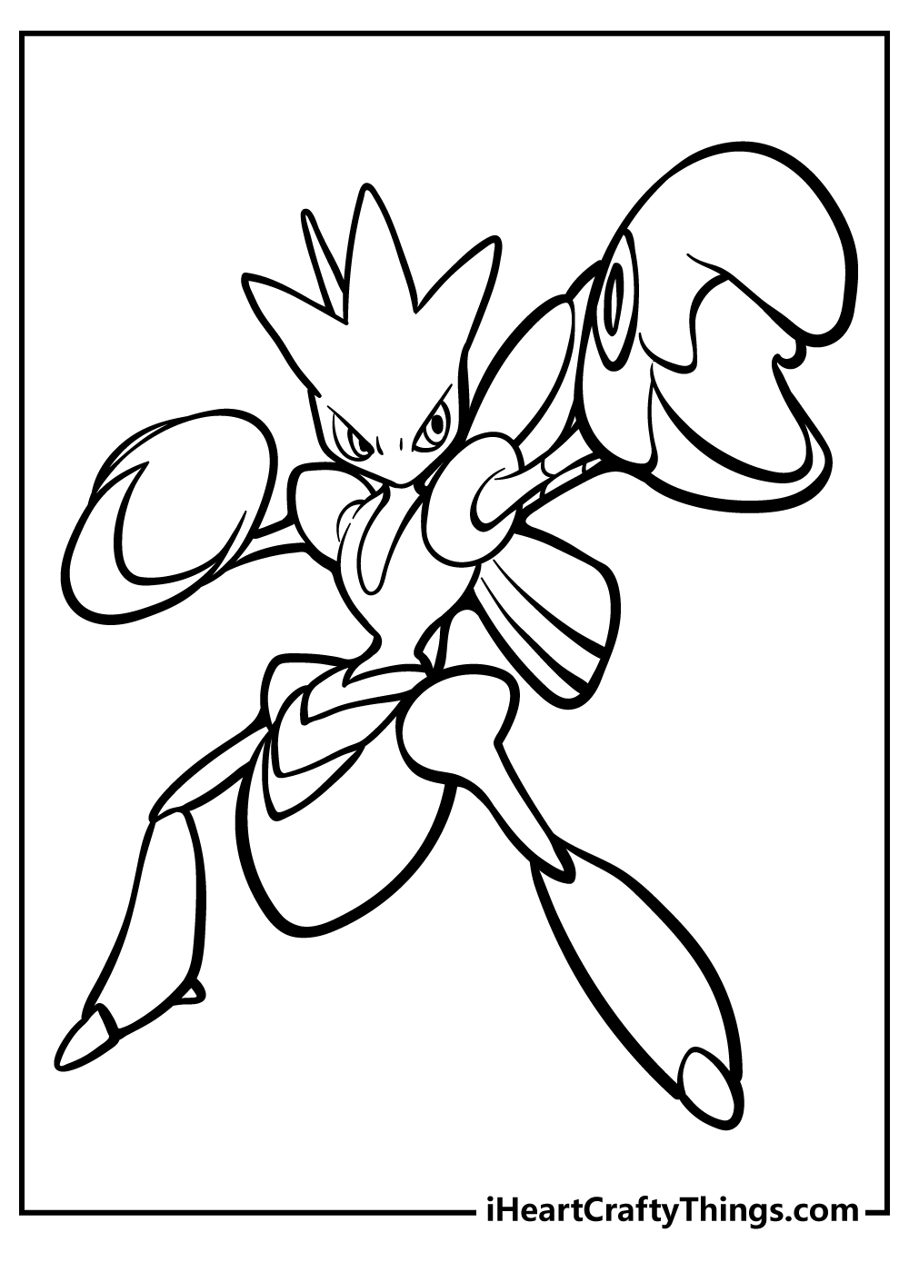 scizor coloring page to print pokemon