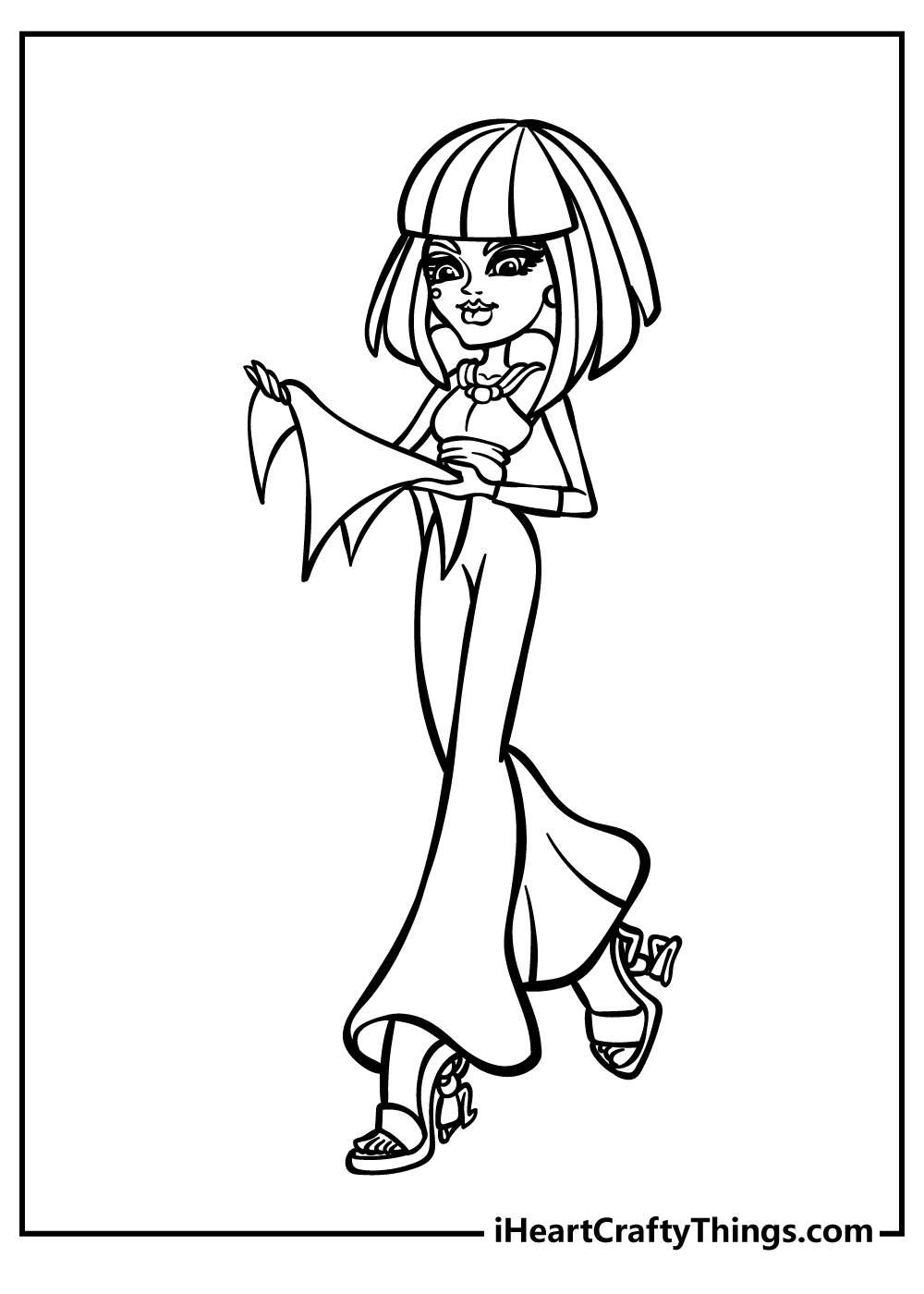 Monster High Coloring Pages for preschoolers free printable