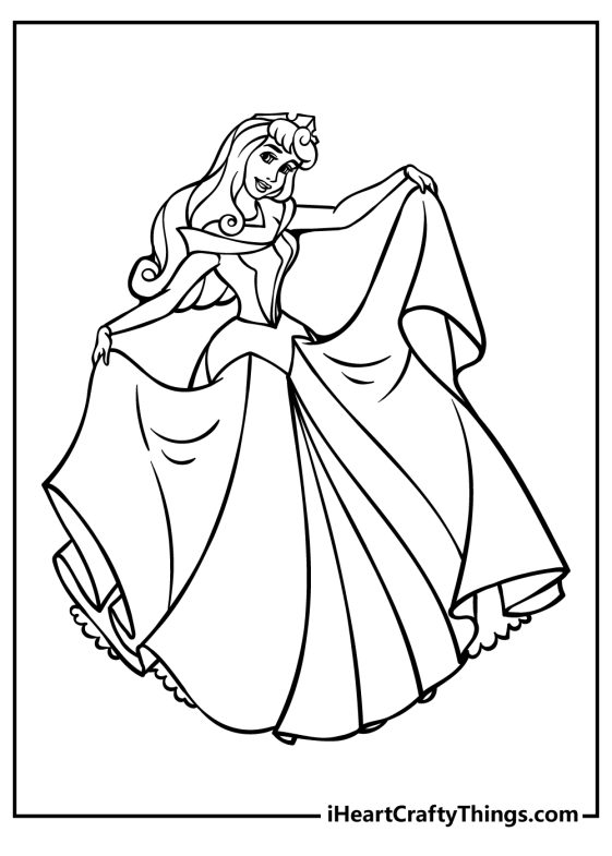 Sleeping Beauty Coloring Pages (15 Free Printables)
