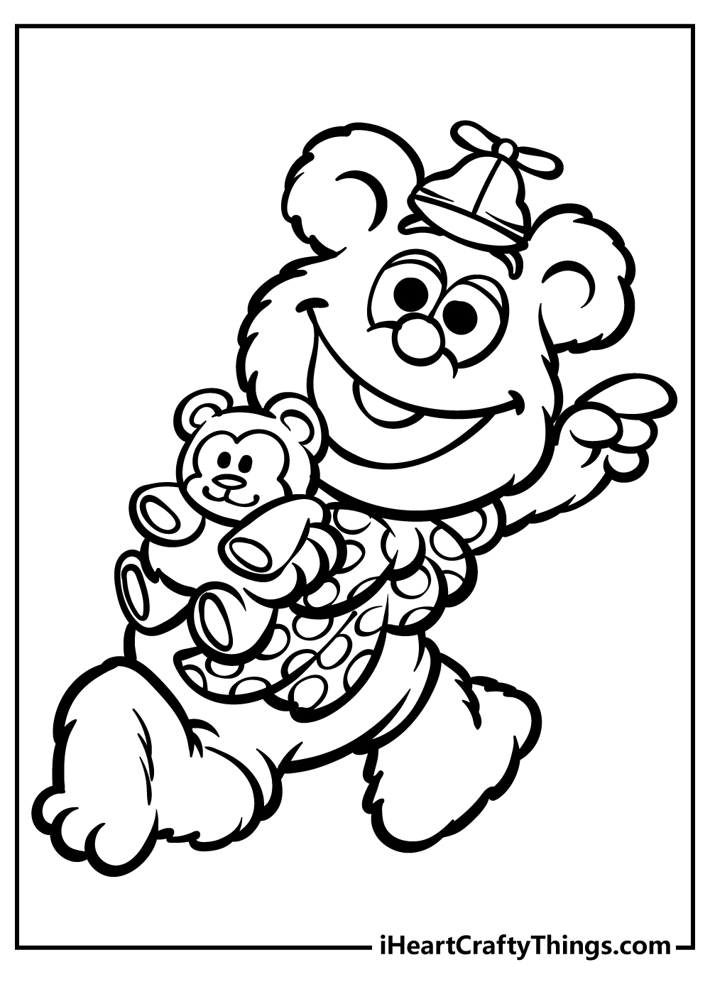 Muppet Babies Coloring Sheet for children free download