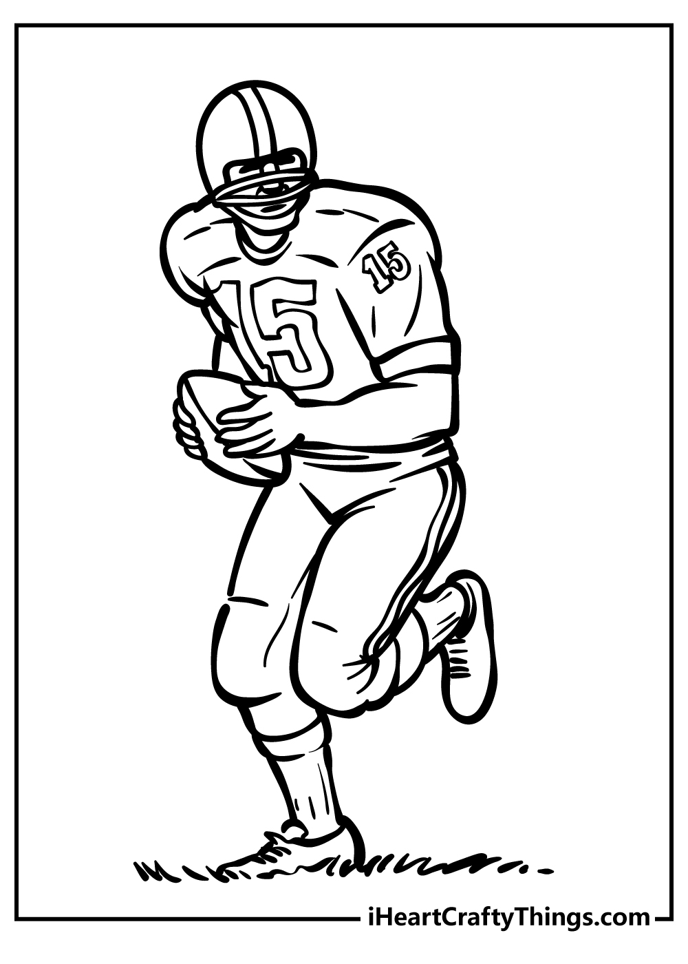 NFL Coloring Pages for Kids Printable Free Download 