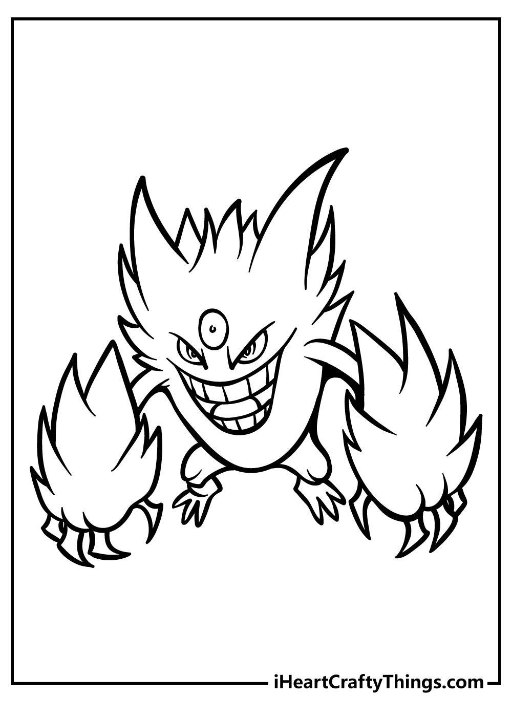 Mega Pokemon Coloring Pages for preschoolers free printable
