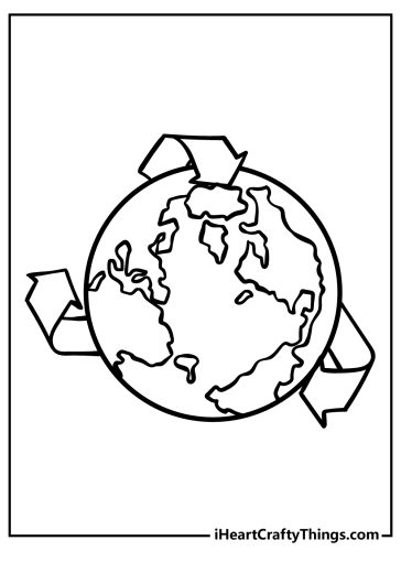 Earth Coloring Pages free printable