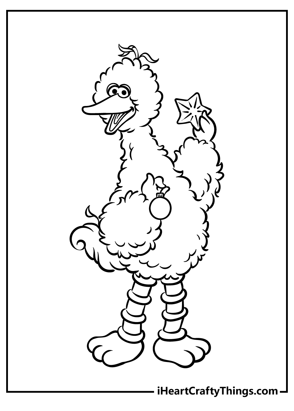 sesame street character coloring pages