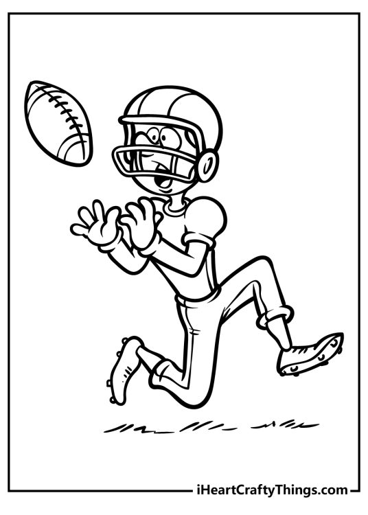 Football Coloring Pages (100% Free Printables)