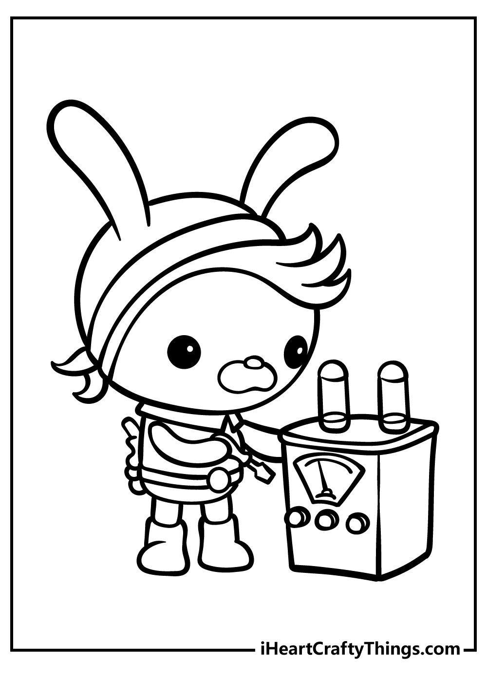 Octonauts Coloring Original Sheet for children free download