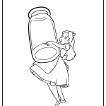 Alice In Wonderland Coloring Pages free printable