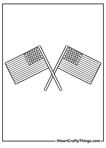 Printable American Flag Coloring Pages (Updated 2023)