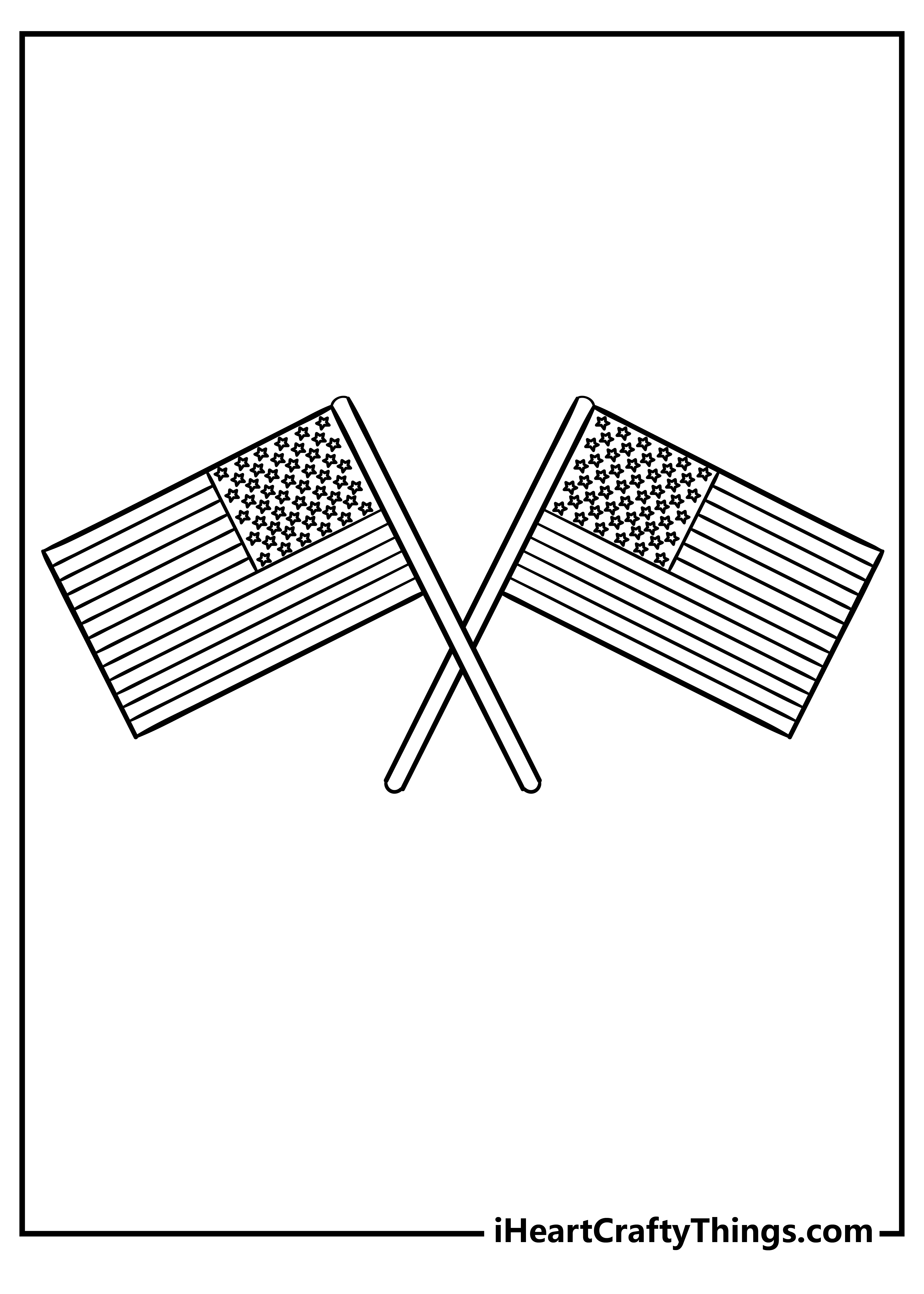 American Flag Coloring Book for adults free download