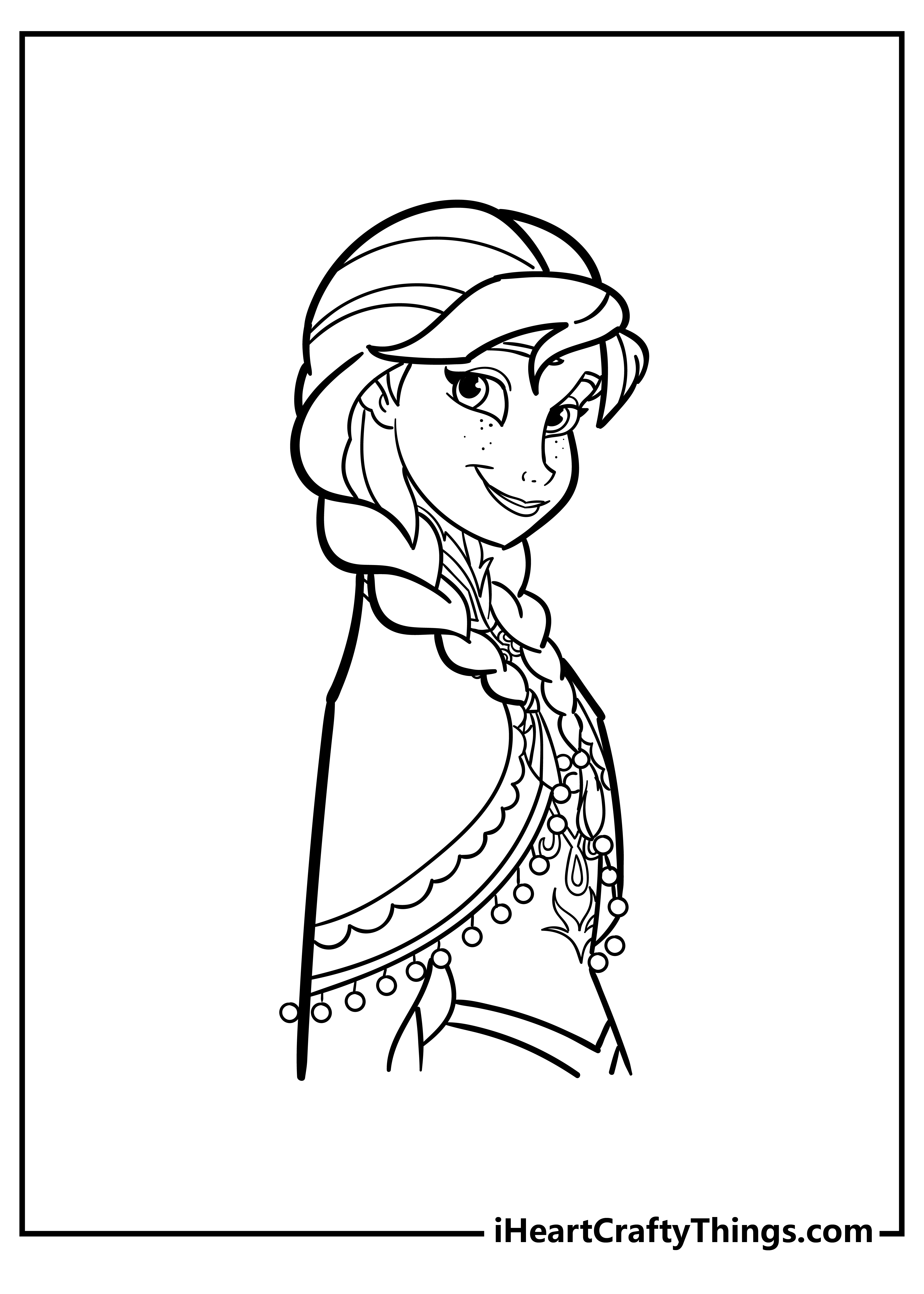 a new coat for anna coloring pages