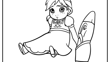 Anna Coloring Pages free printable