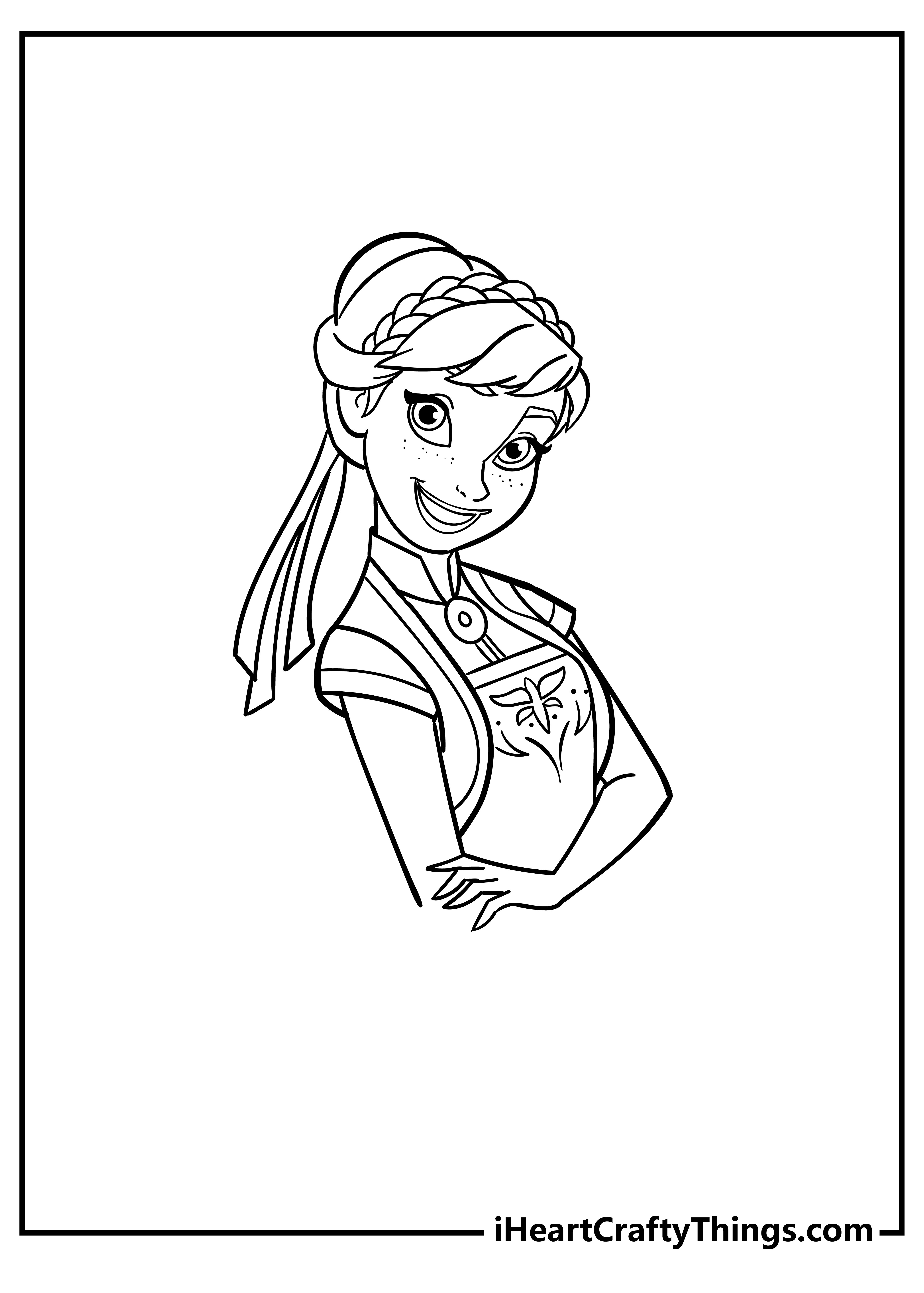 Anna Coloring Book for adults free download