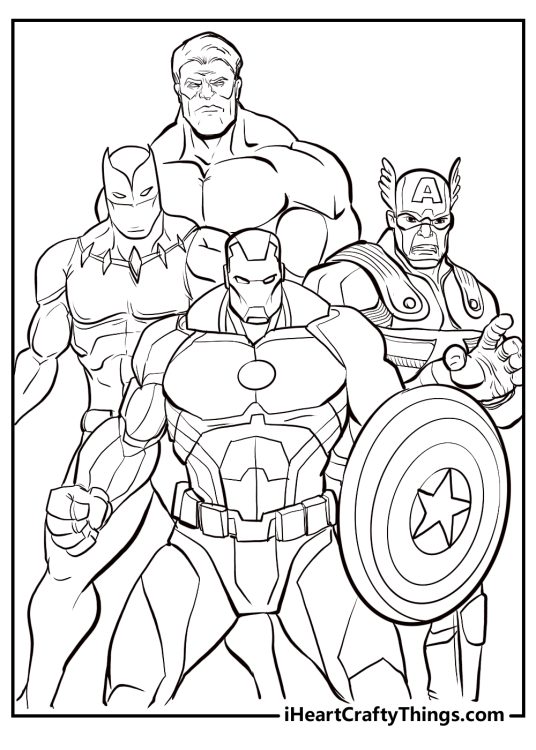 Avengers coloring pages