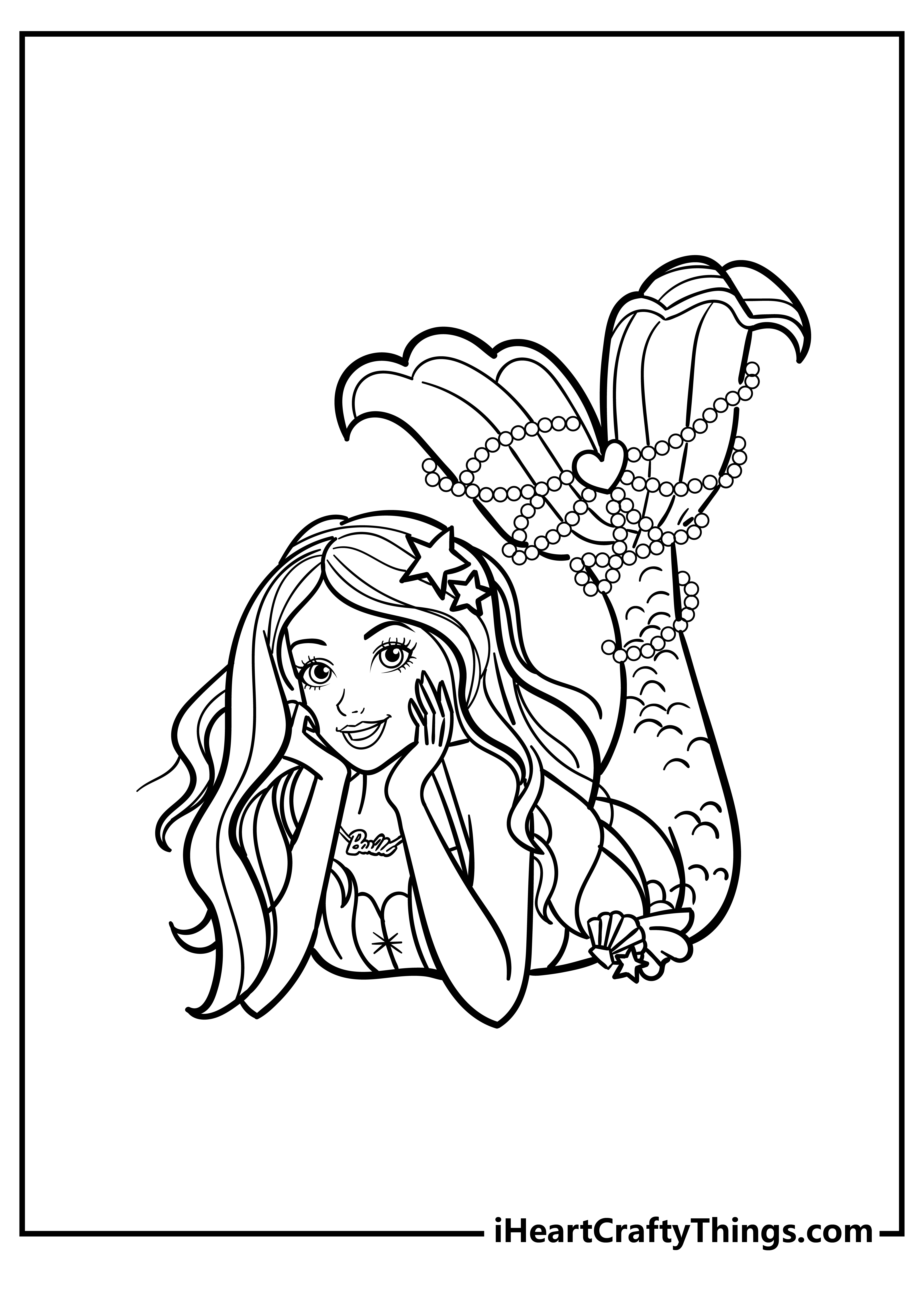 barbie mermaidia coloring pages