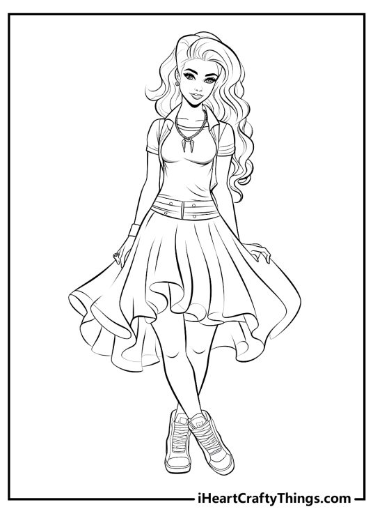 Barbie Coloring Pages (100% Free Printables)