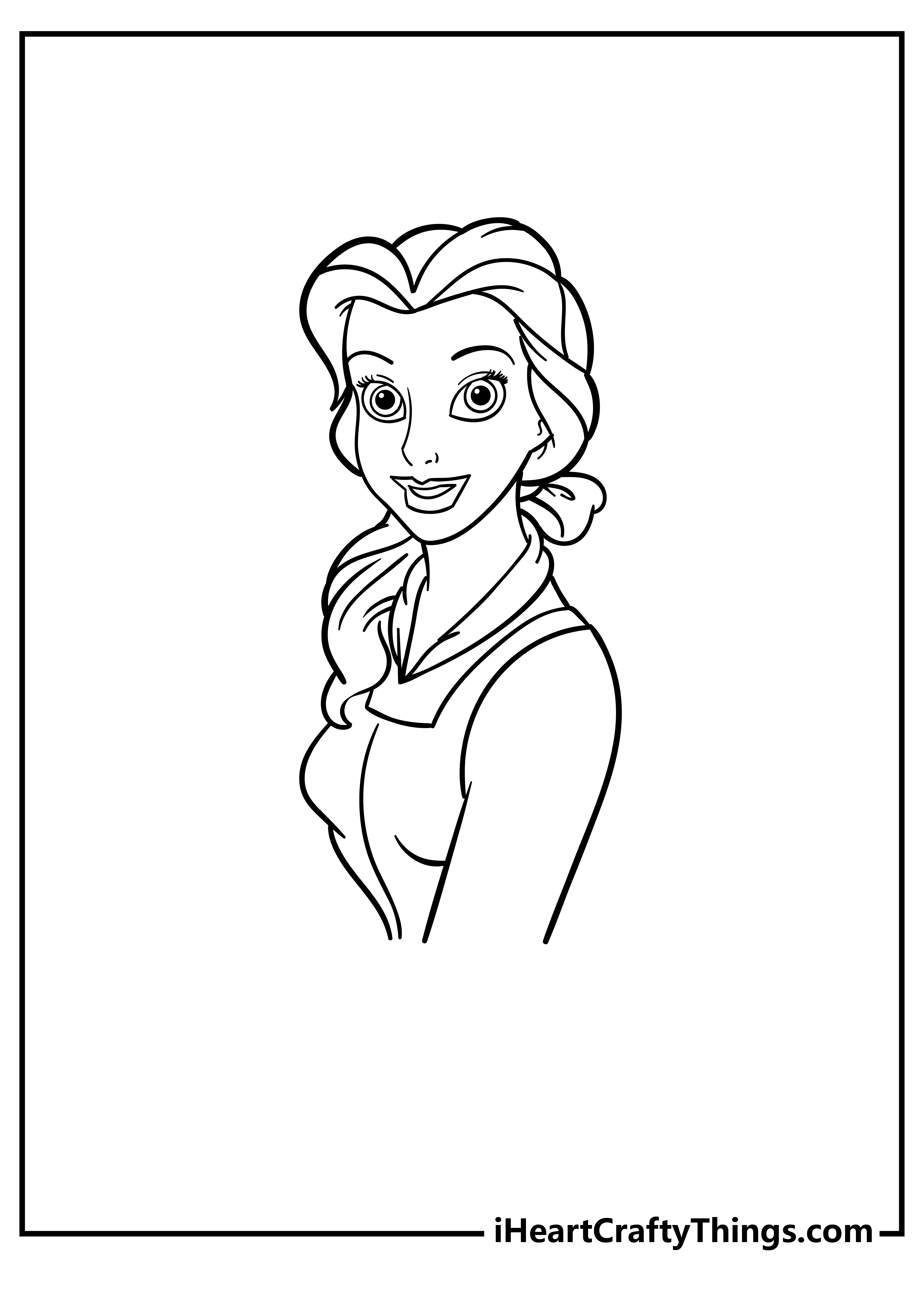 Beauty and the Beast Coloring Pages for kids free download