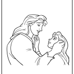 Beauty and the Beast Coloring Pages free printable