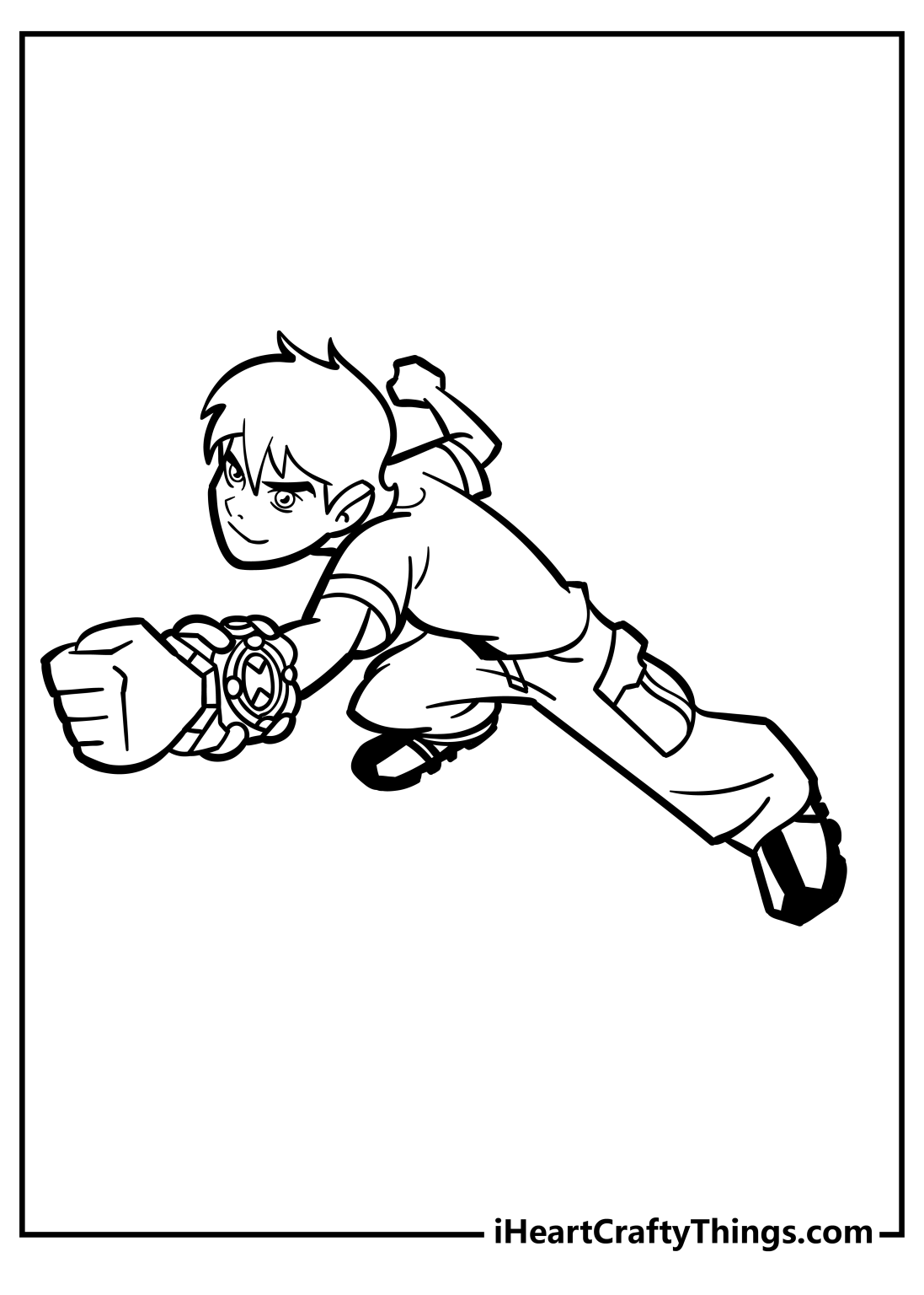 Ben 10 Coloring Pages (20 Free Printables)