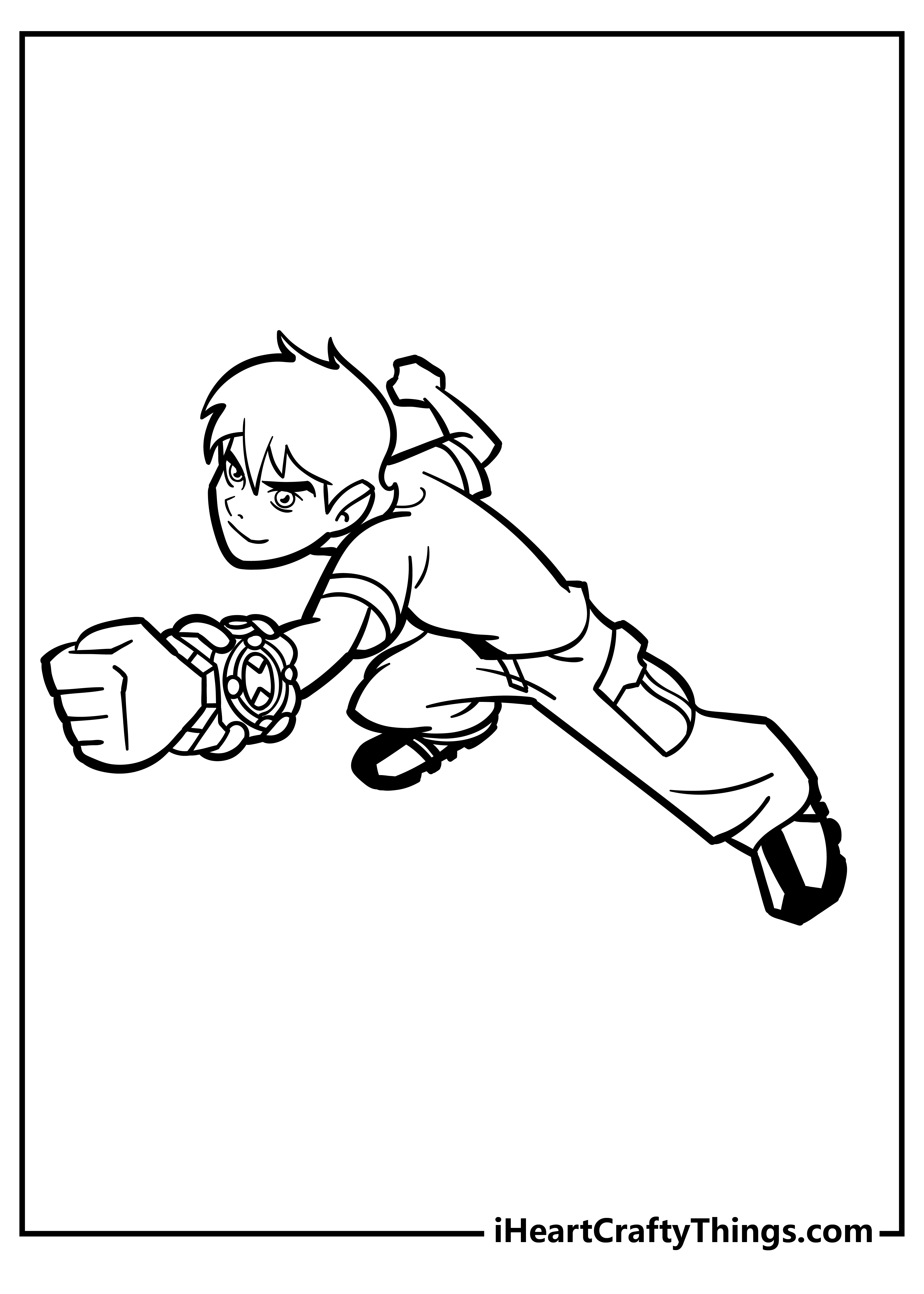 ben 10 overflow coloring pages