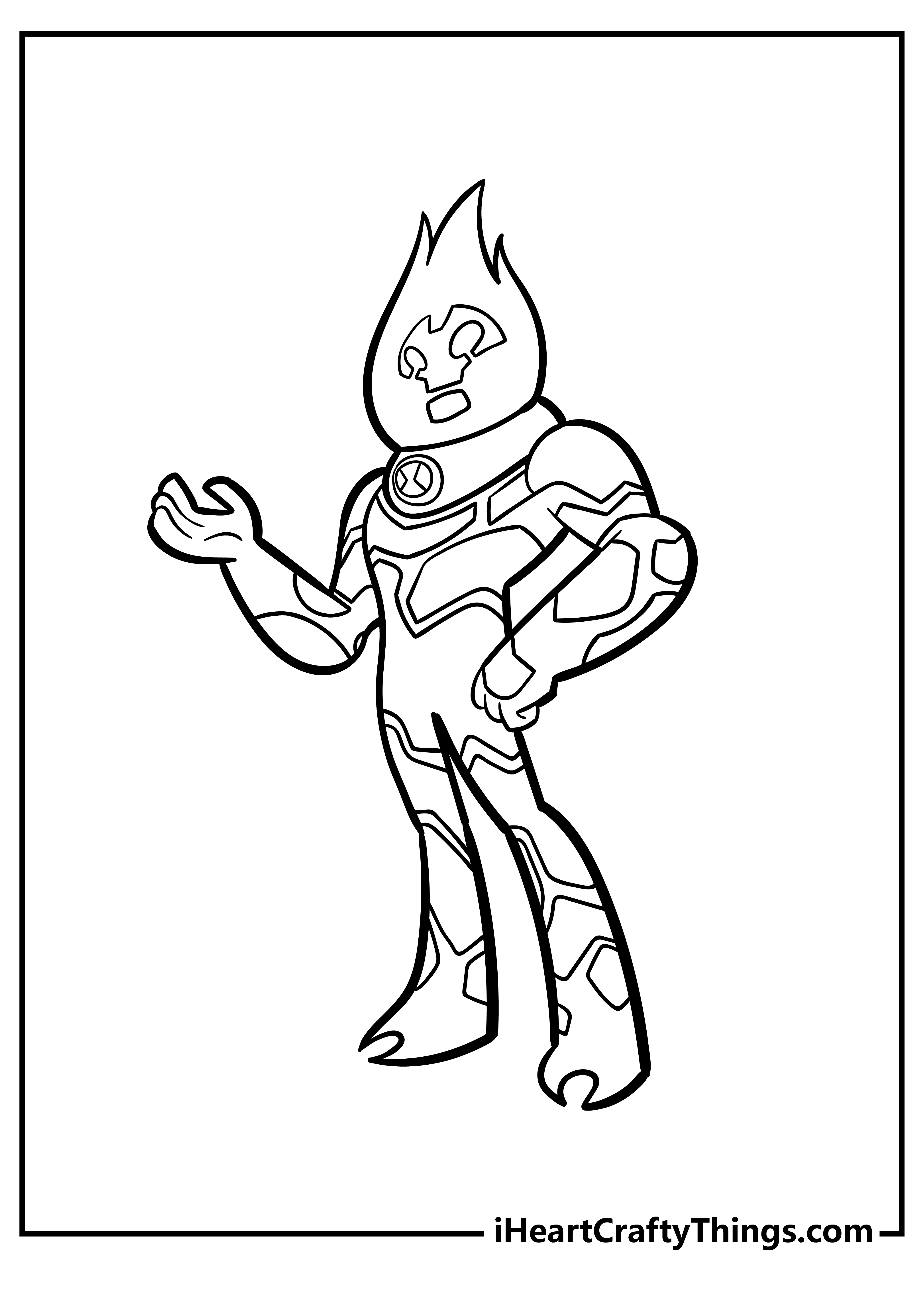 ben 10 omniverse coloring pages of four arms