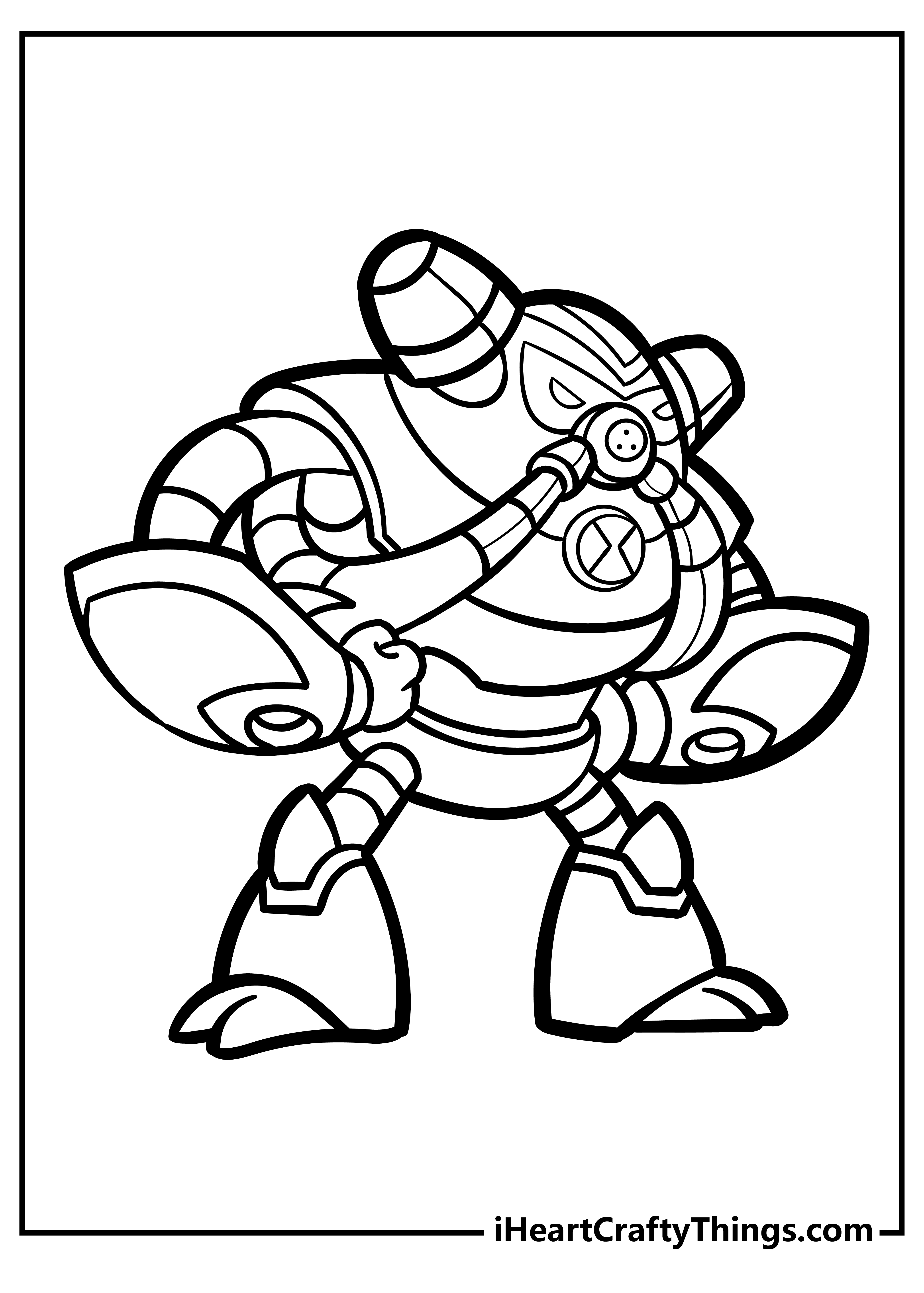 ben 10 coloring page to print