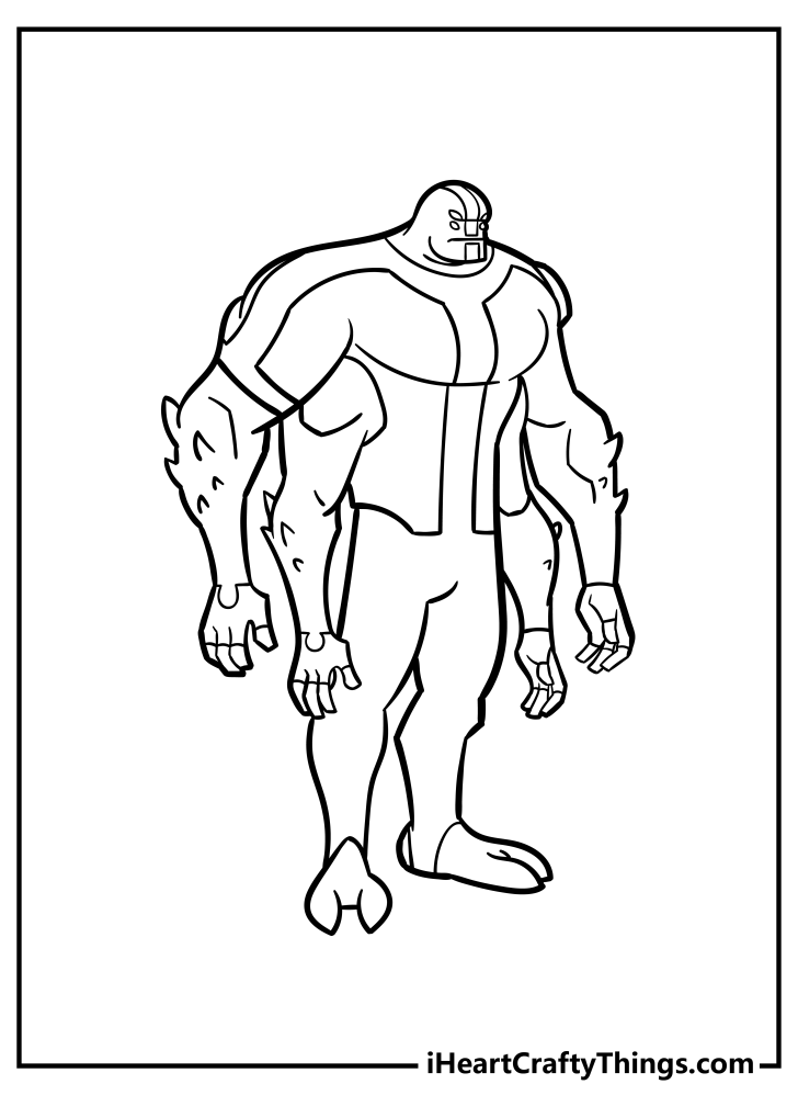 Ben 10 Coloring Pages (100% Free Printables)