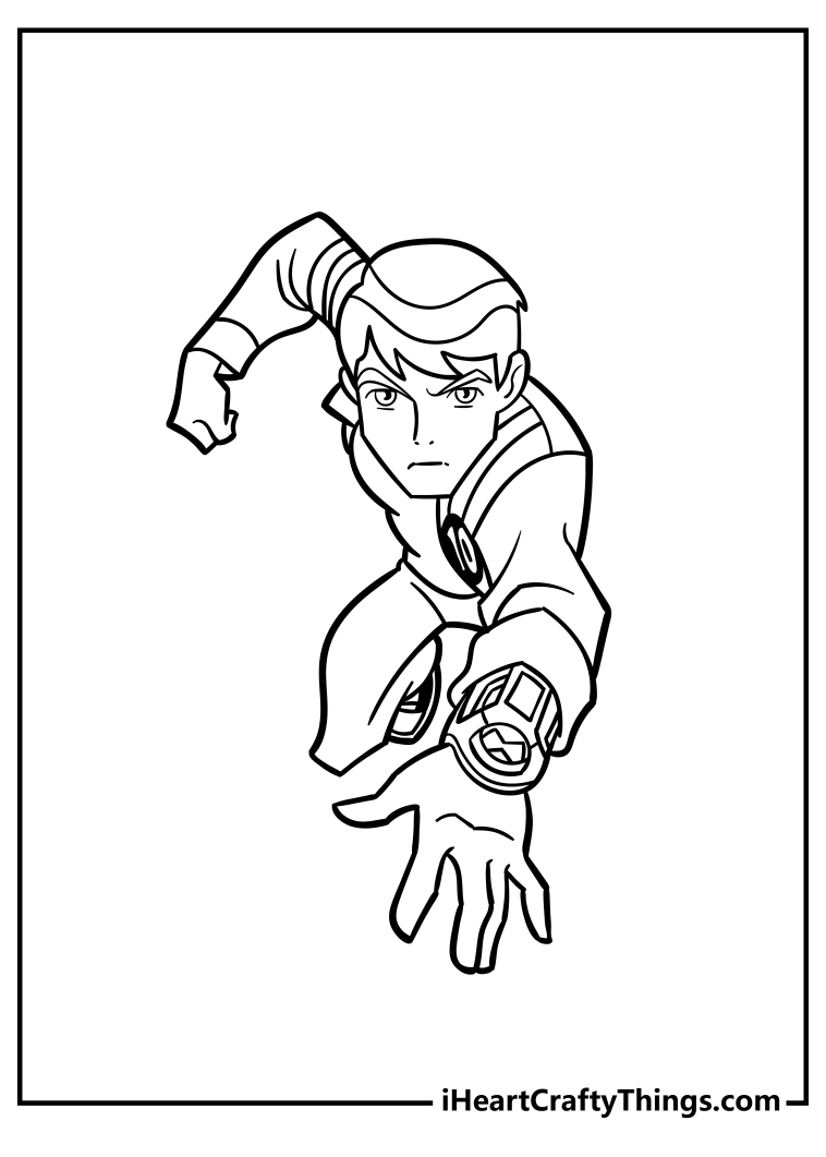 Ben 10 Coloring Pages (100% Free Printables)