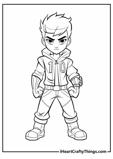 Ben 10 Coloring Pages (100% Free Printables)