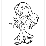 Bratz Coloring Pages free printable