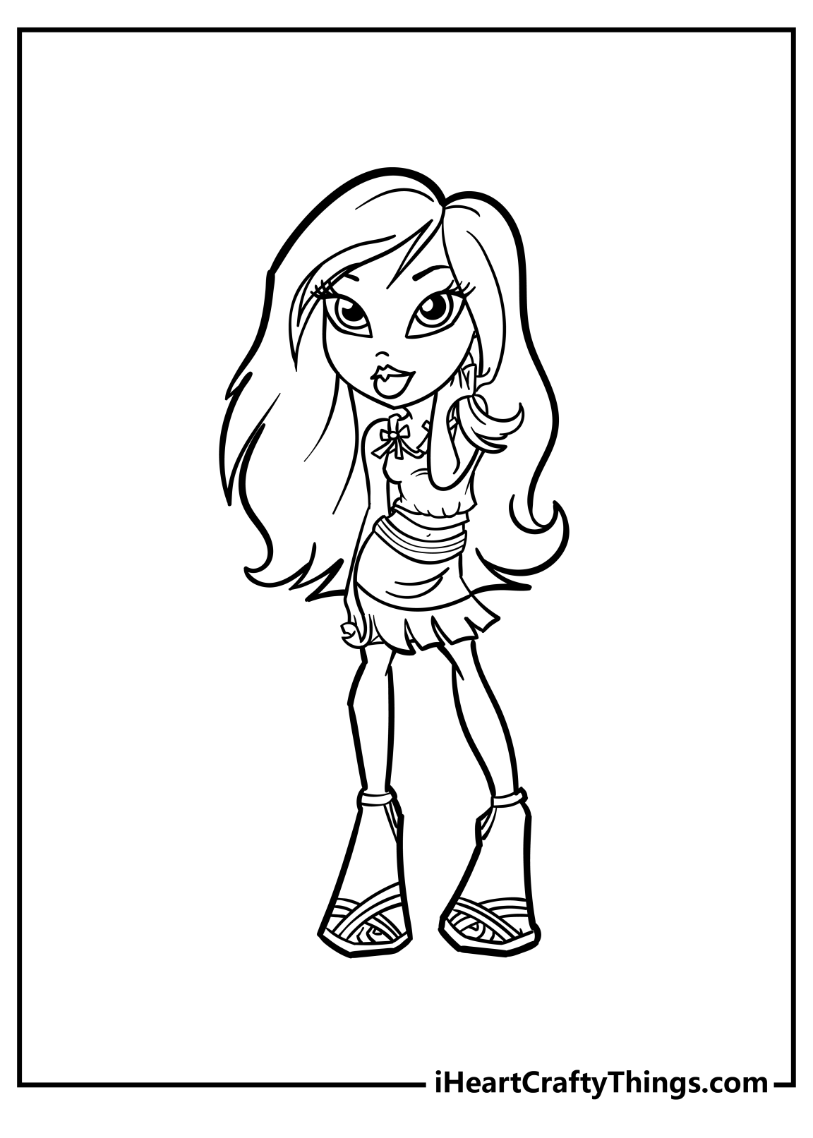 Bratz Coloring Pages (100% Free Printables)