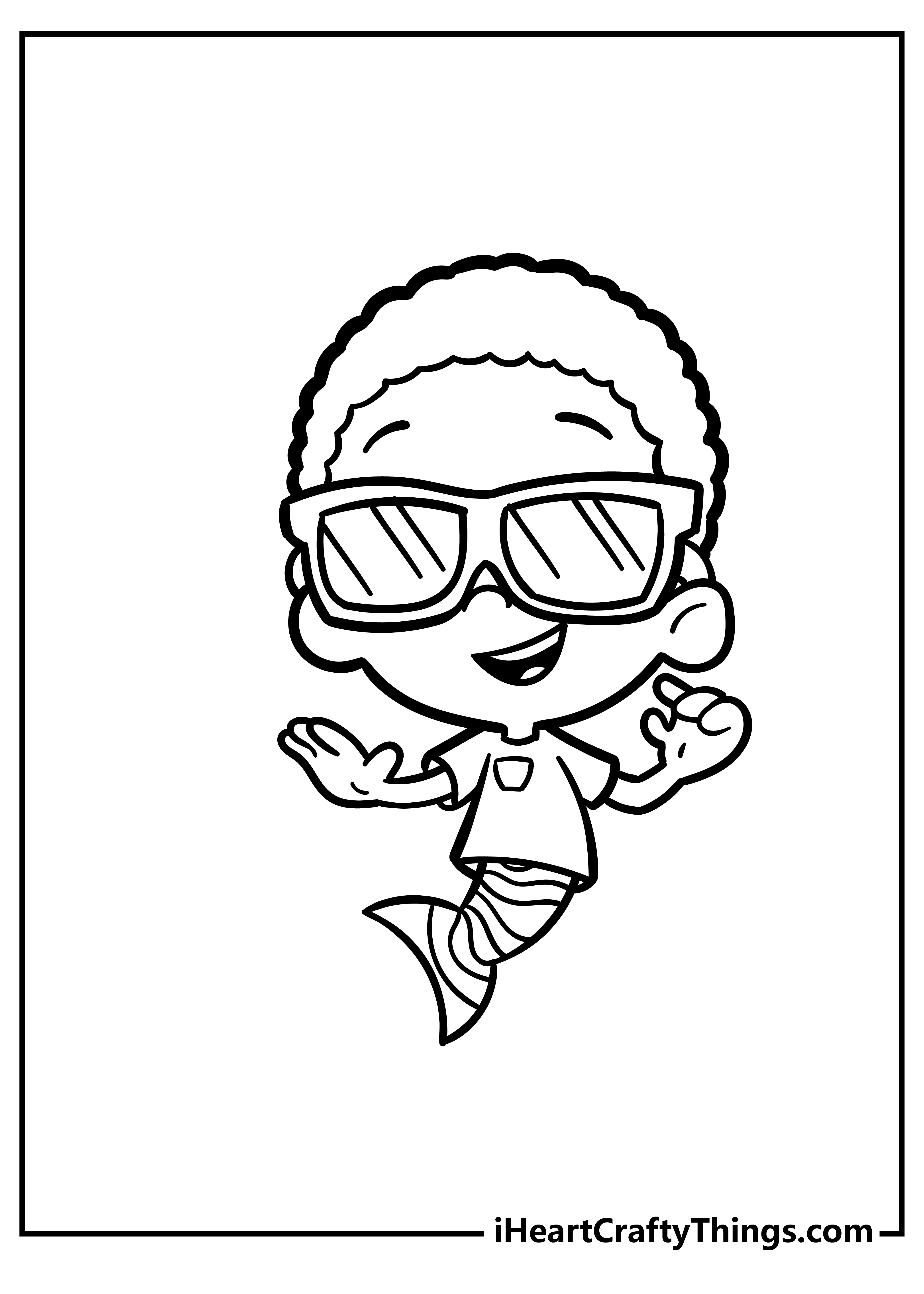 bubble guppies coloring pages goby