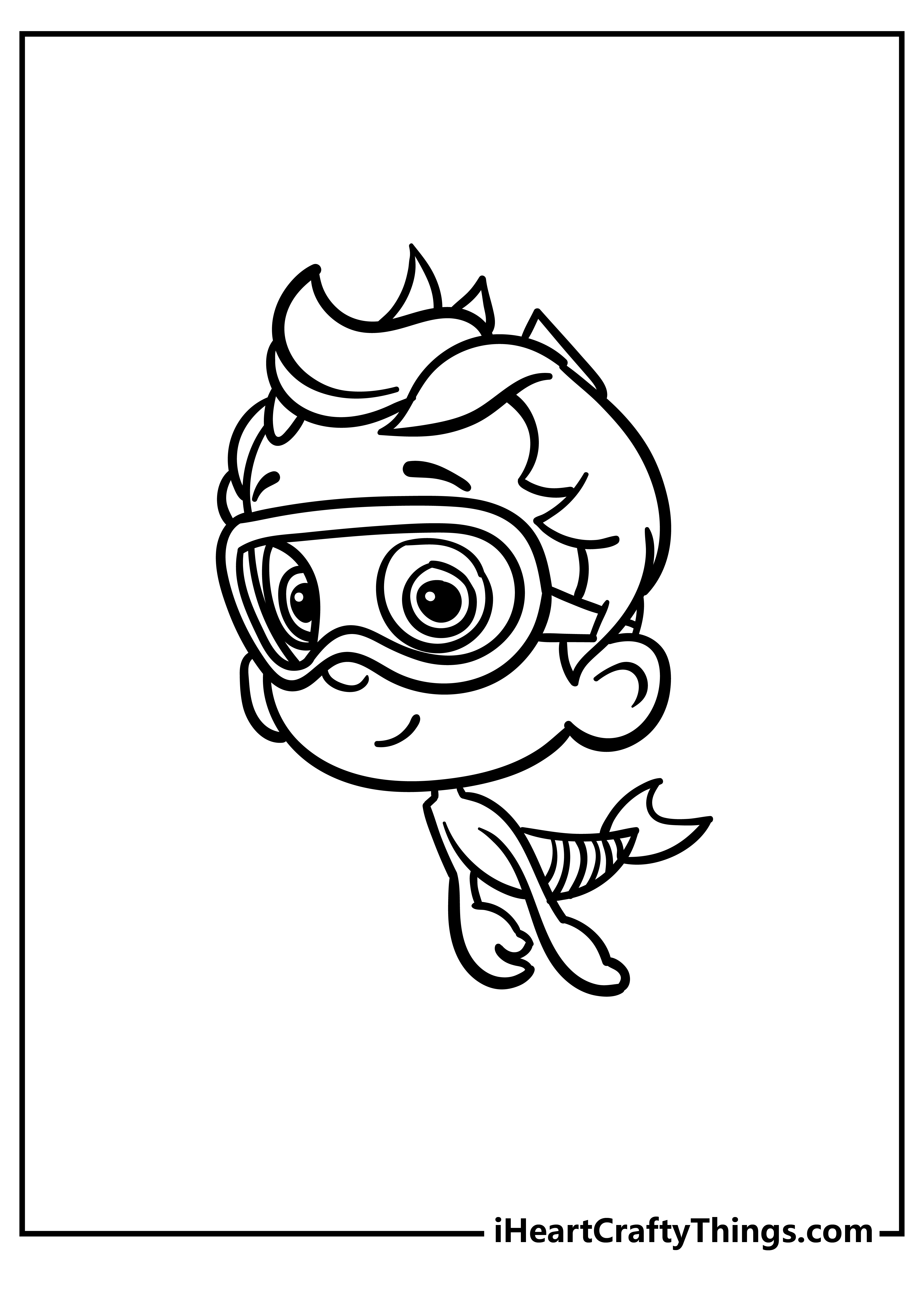 bubble guppies coloring pages bubble nonny