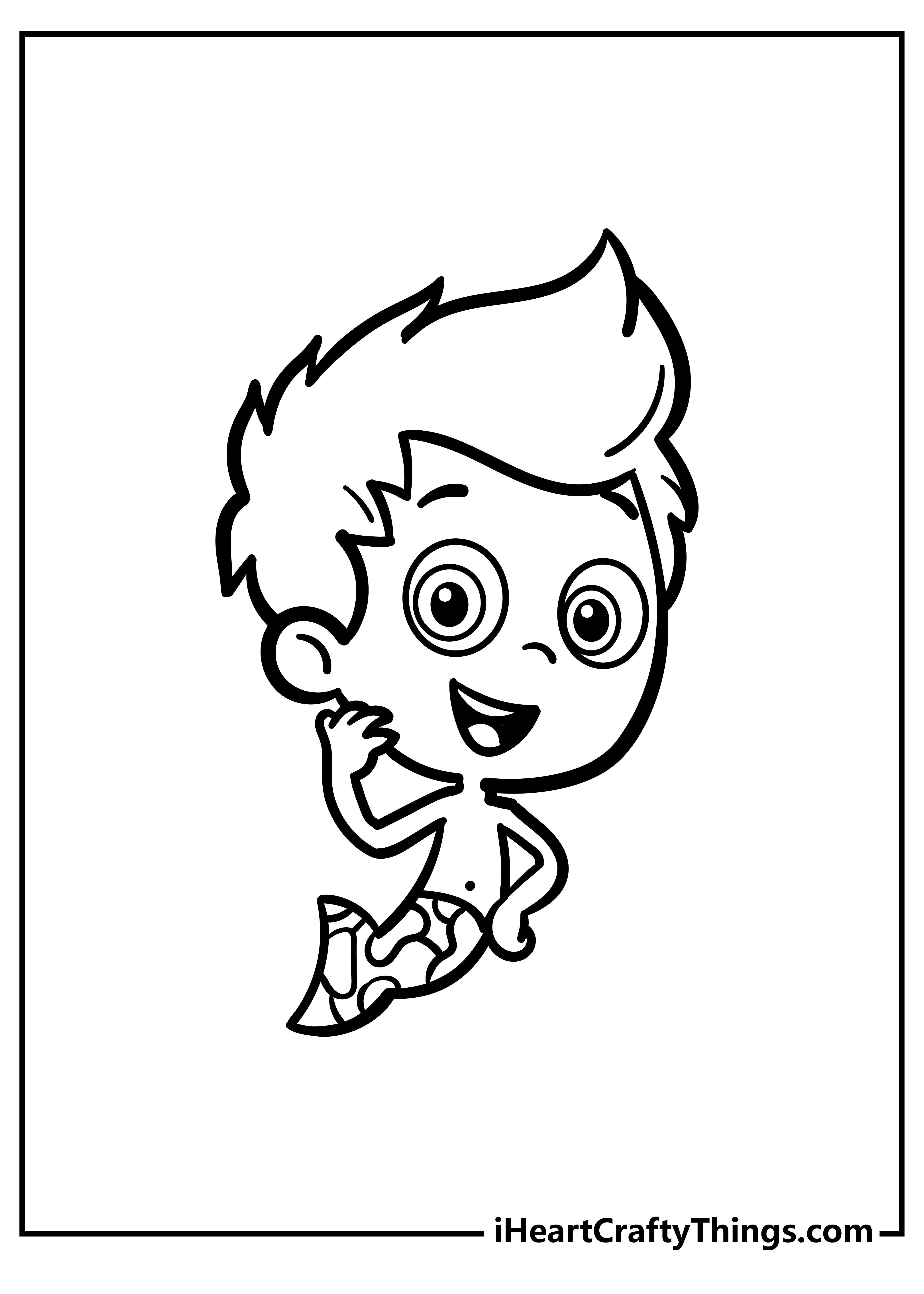 Bubble Guppies Coloring Pages for preschoolers free printable