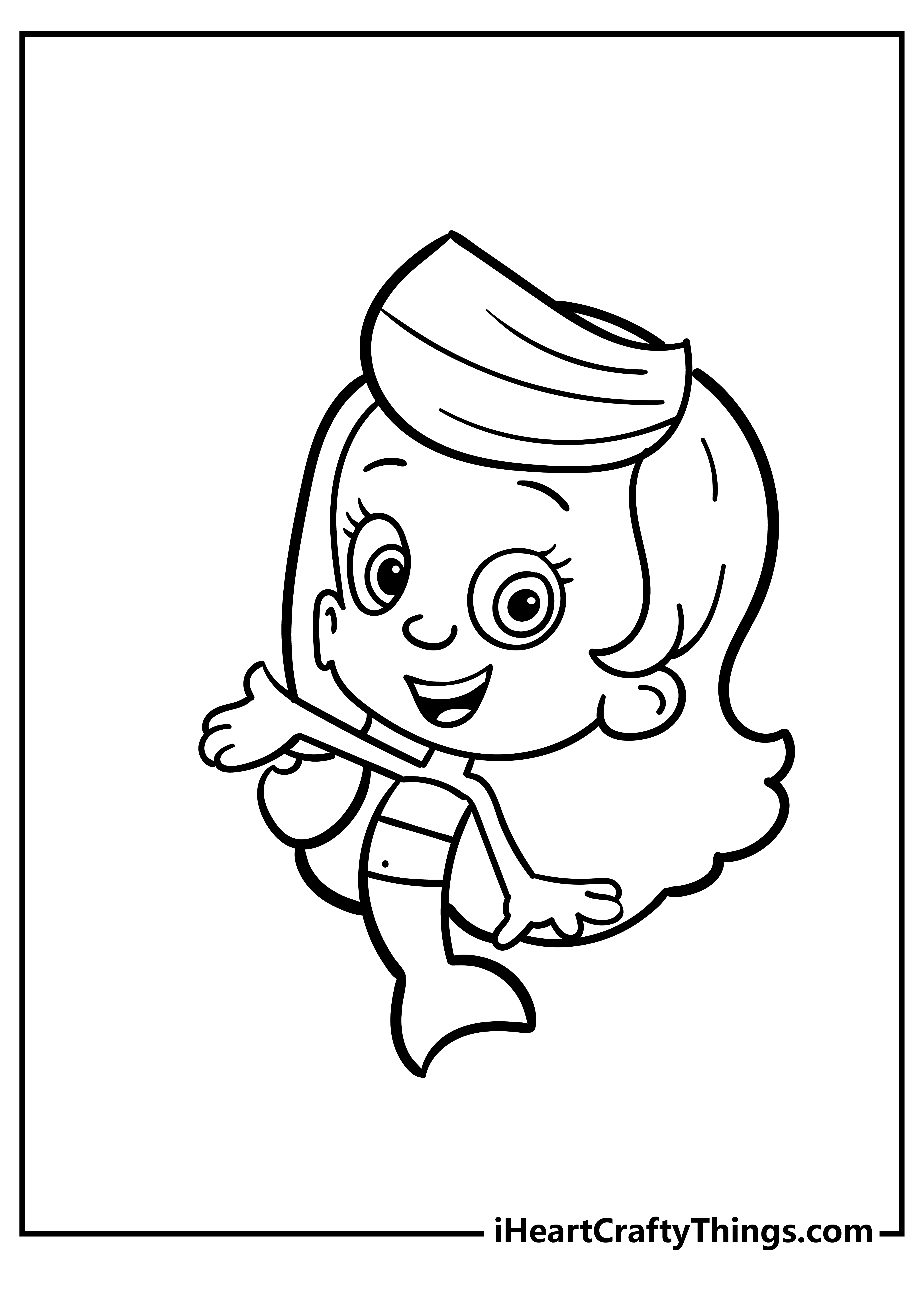 mr grumpfish coloring page in pdf bubble guppies