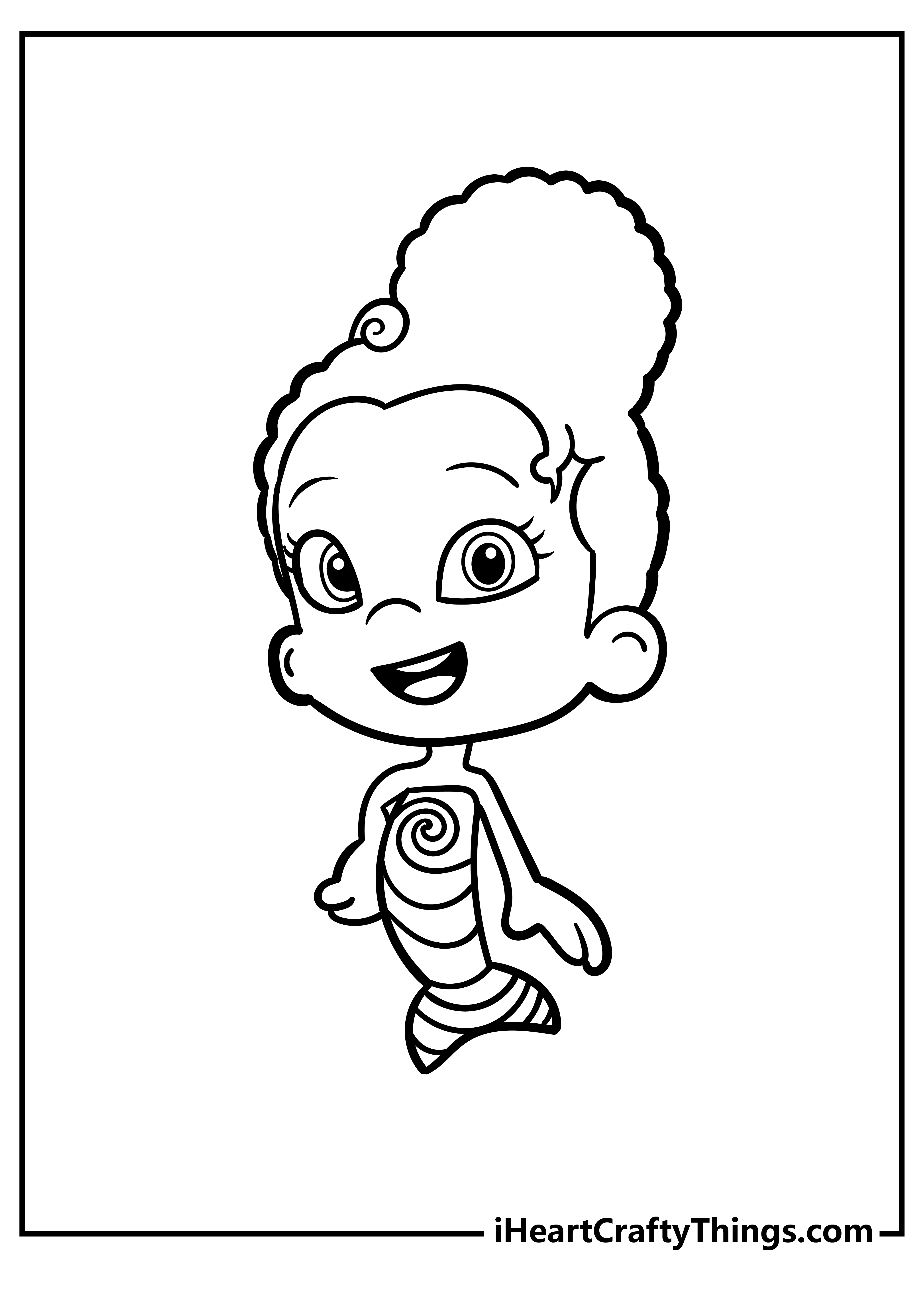 Bubble Guppies Coloring Pages for preschoolers free printable