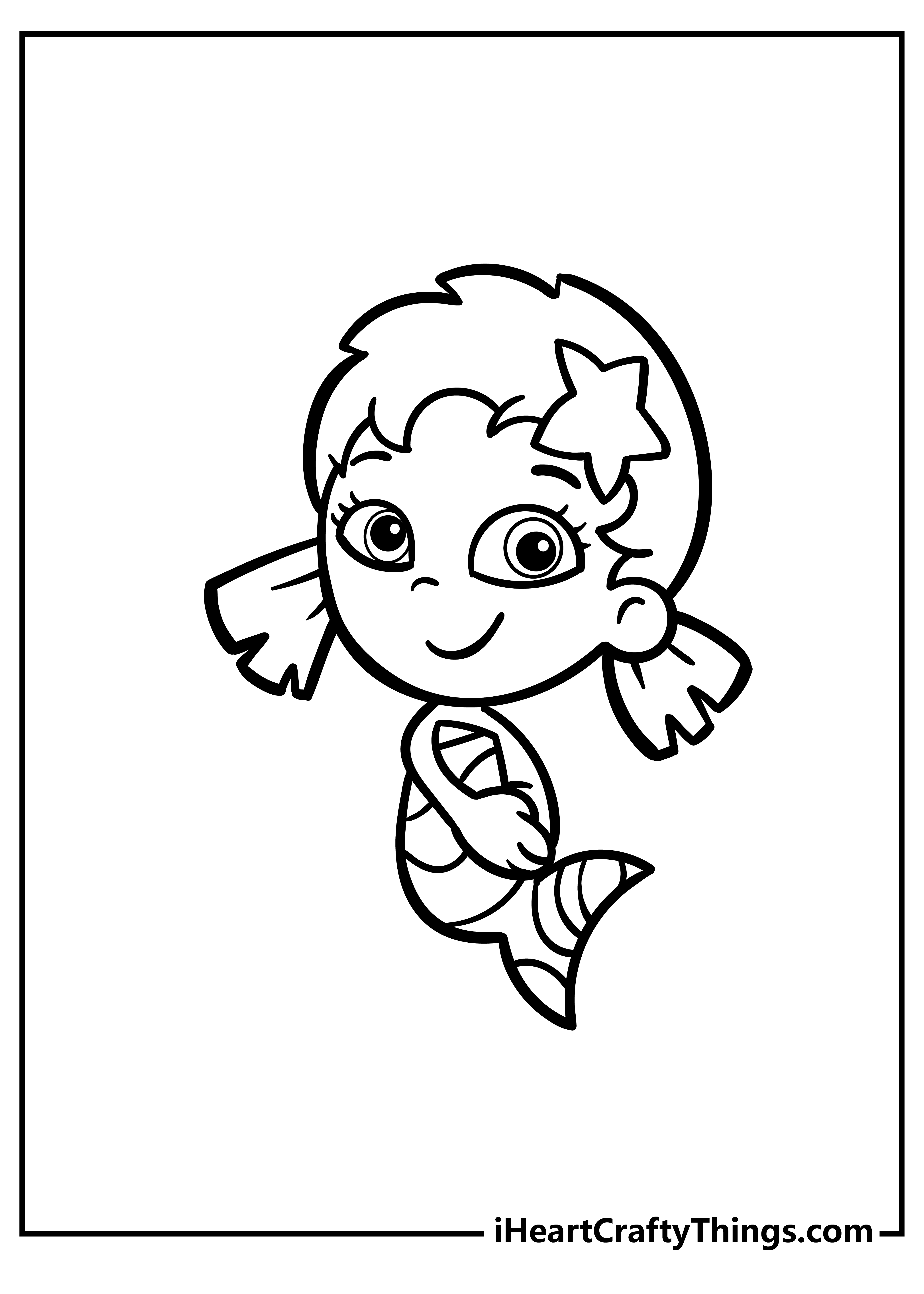 oona coloring page in pdf bubble guppies