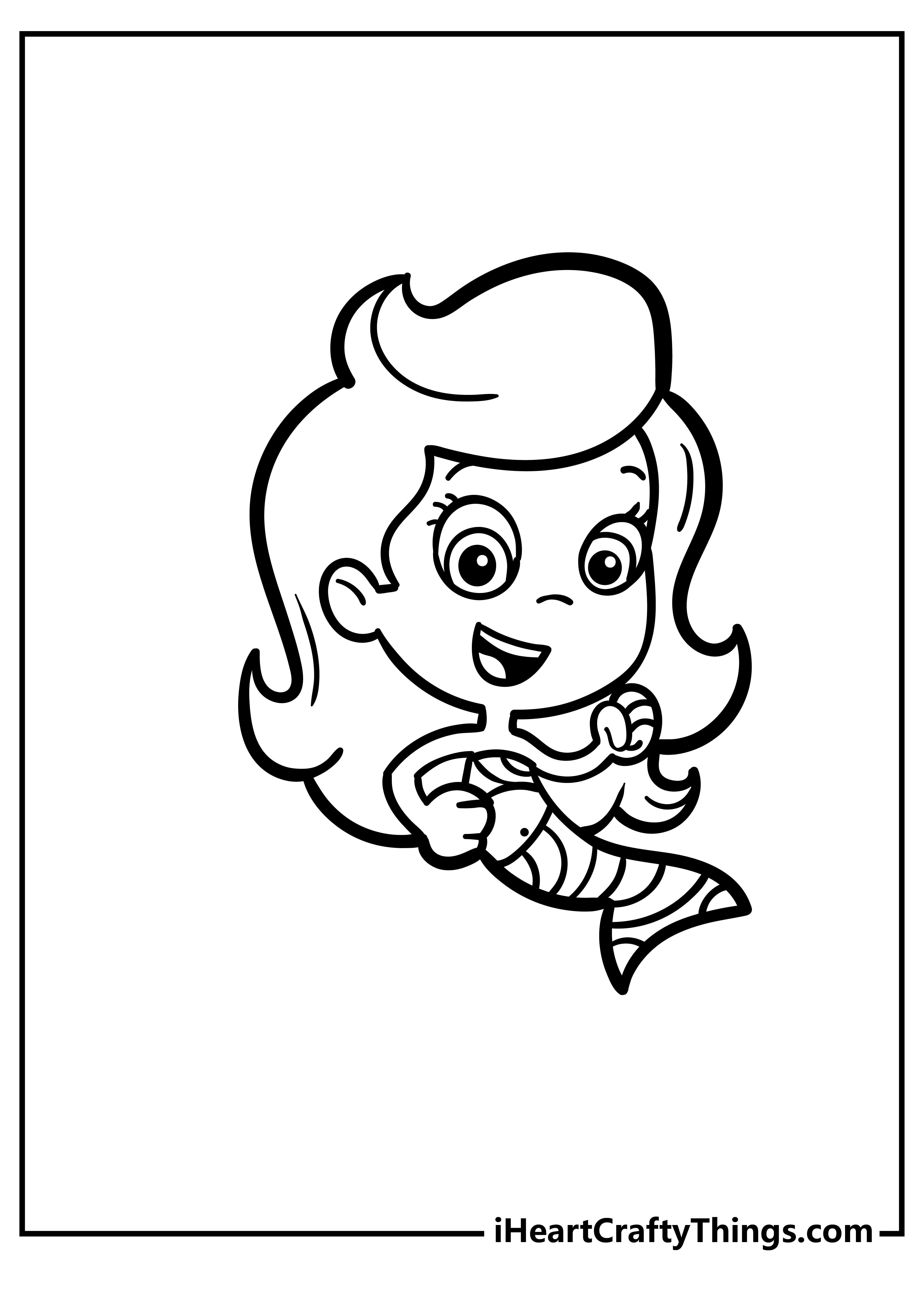 bubble guppies coloring pages goby