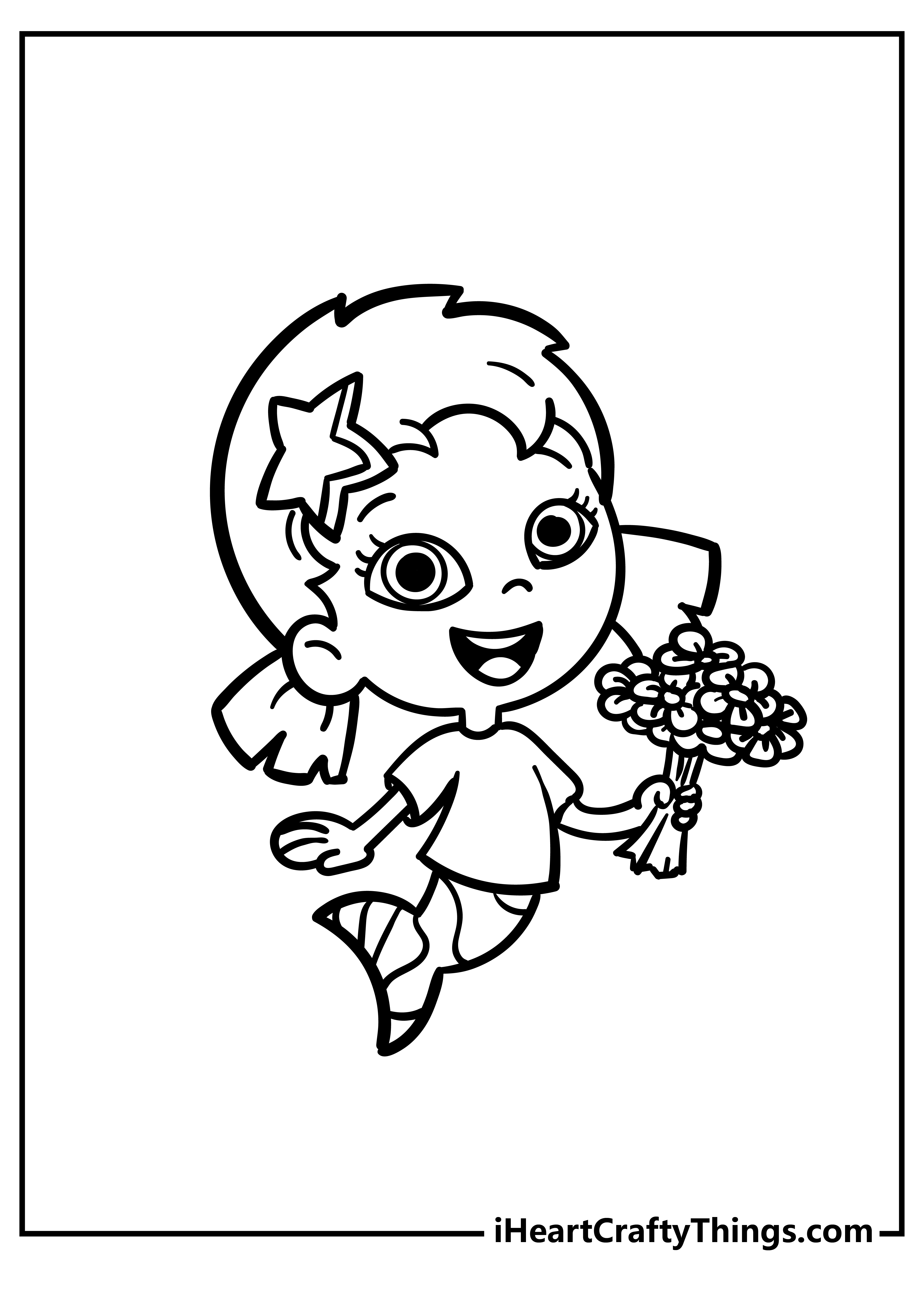 Bubble Guppies Coloring Original Sheet for children free download