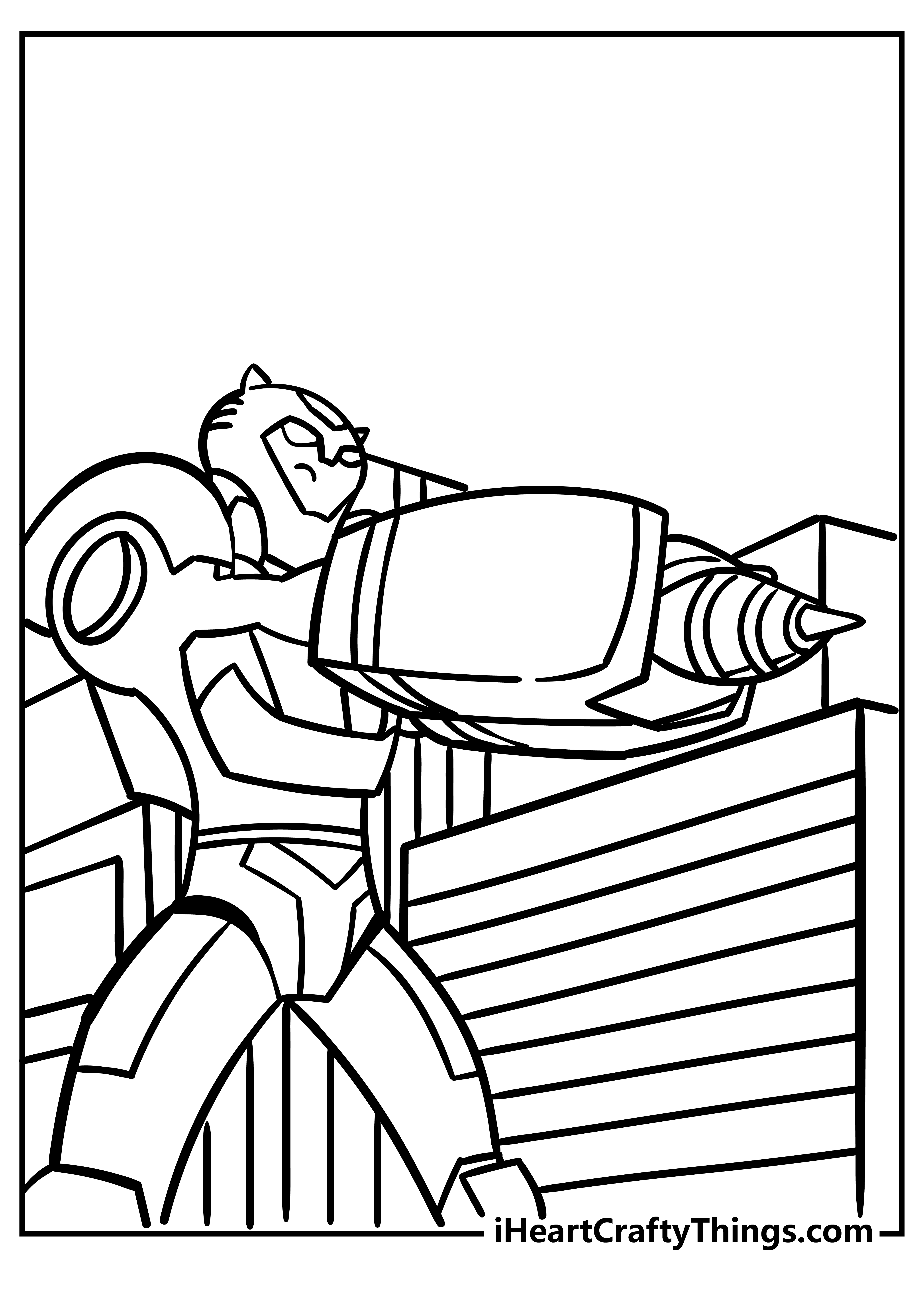 transformers bumblebee coloring pages