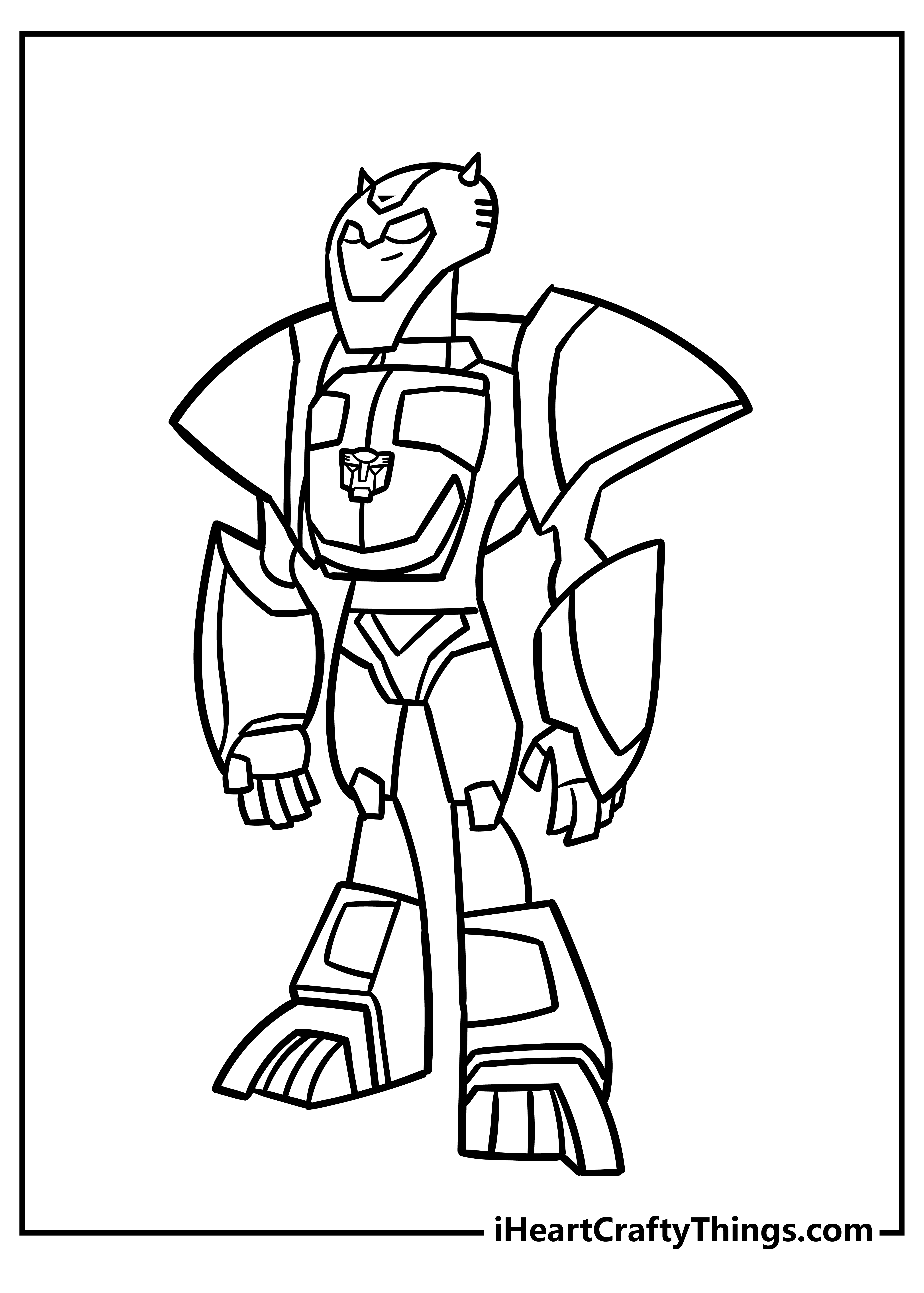 transformers bumblebee coloring pages