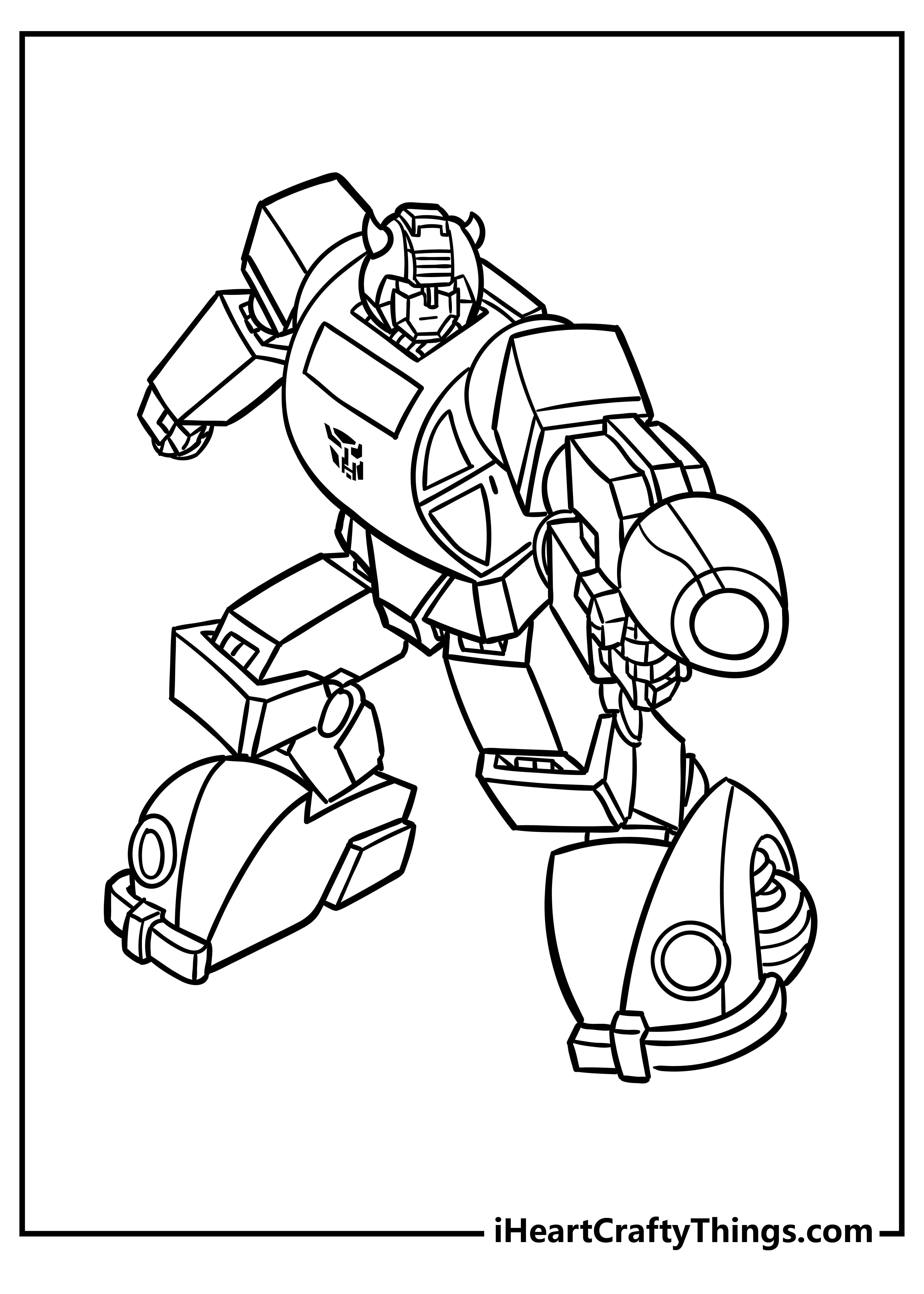 transformers coloring pages bumblebee