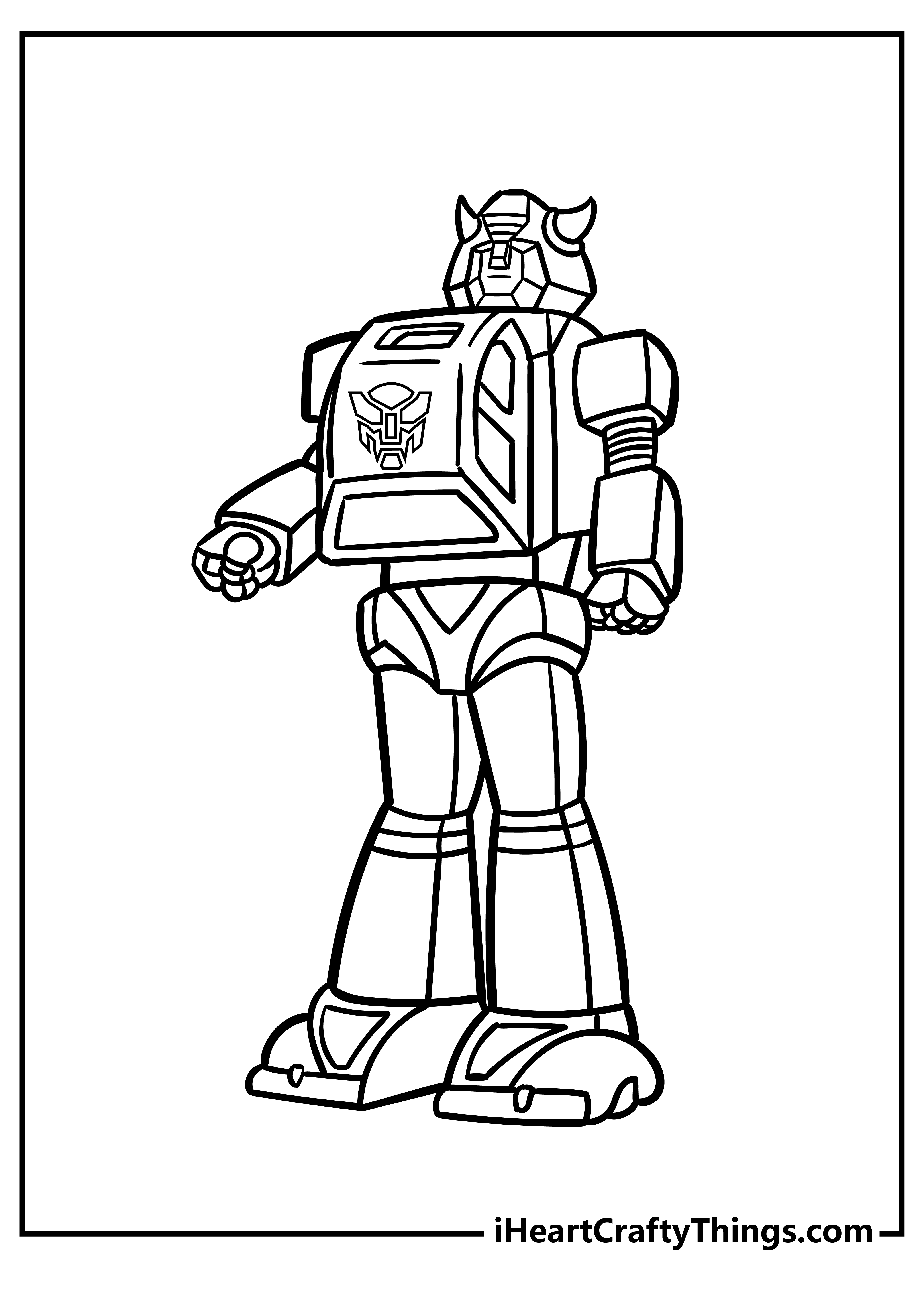 bumblebee transformers prime coloring pages