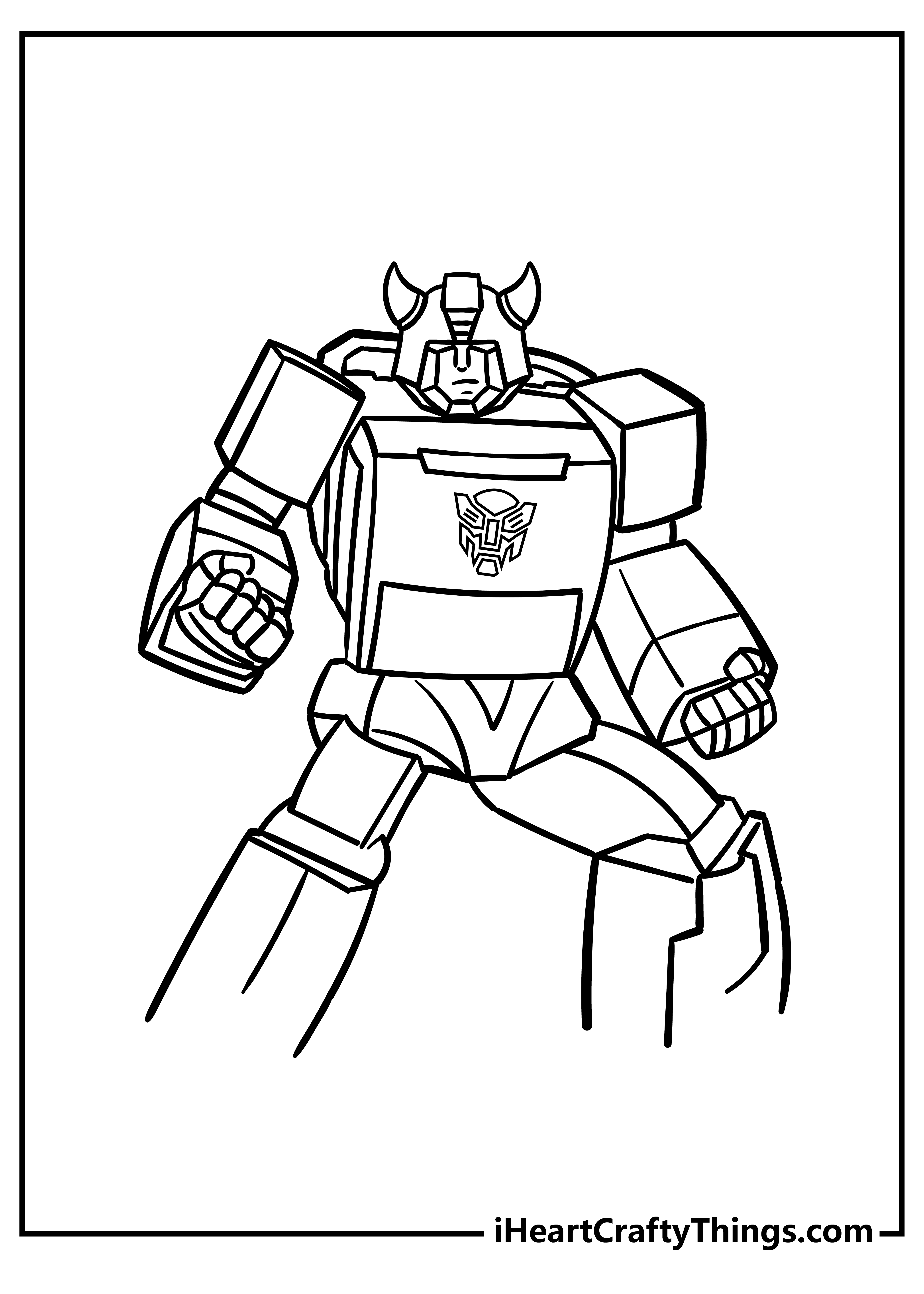 Bumblebee Coloring Pages free printable