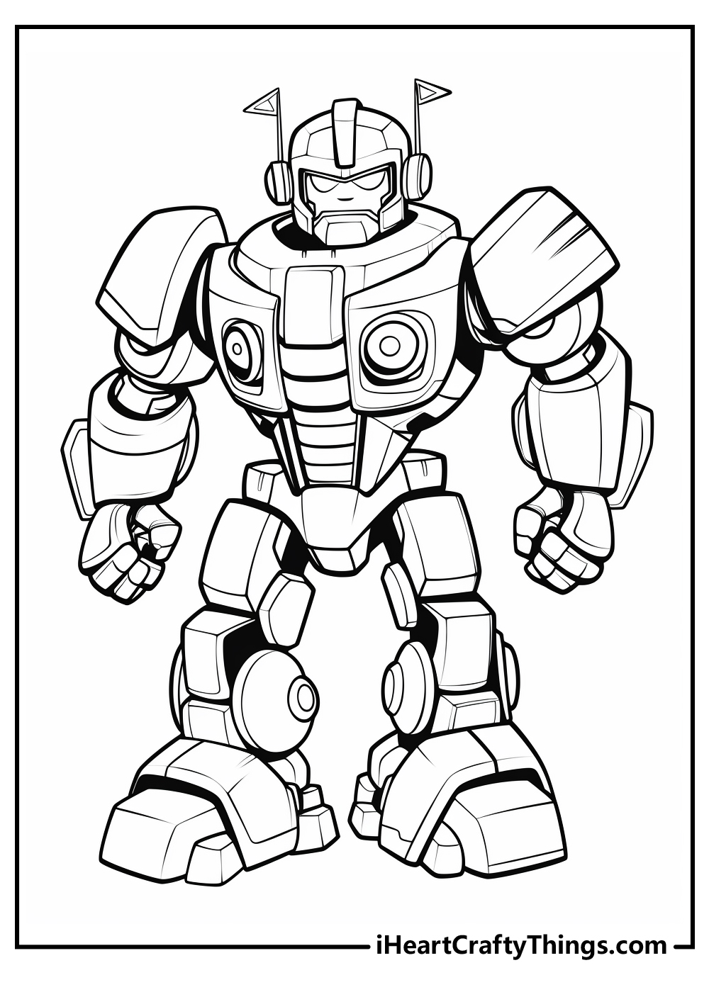 Bumblebee Coloring Printable for kids