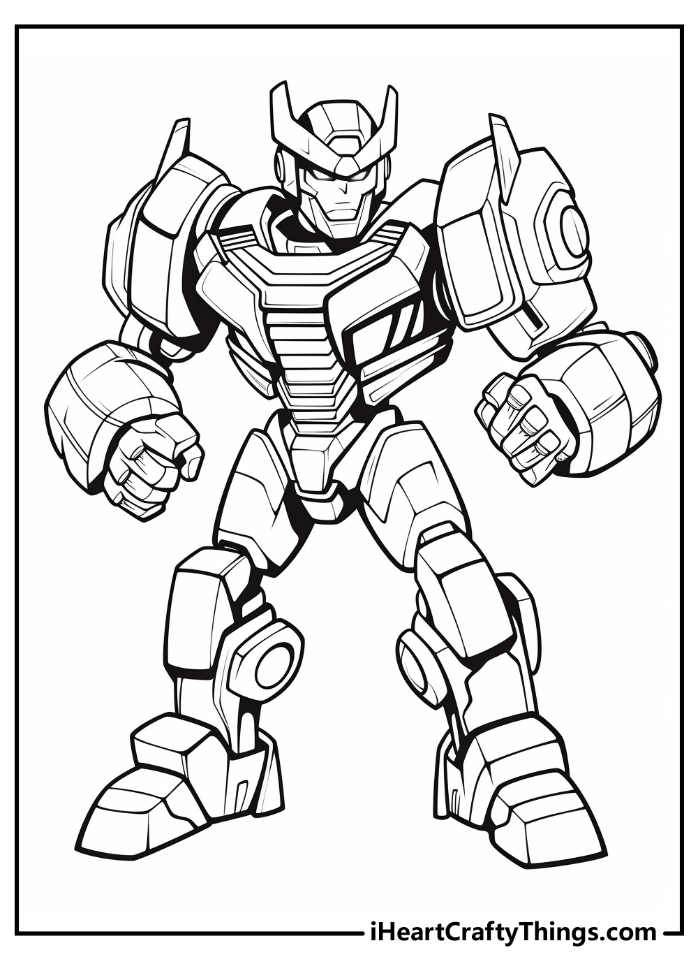 free pdf coloring Bumblebee sheet