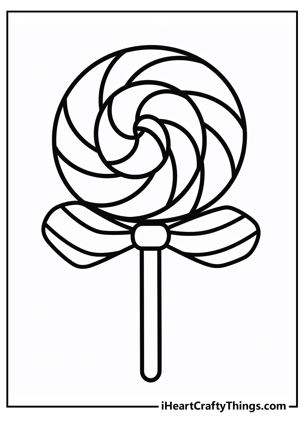 candy cane coloring sheet free download