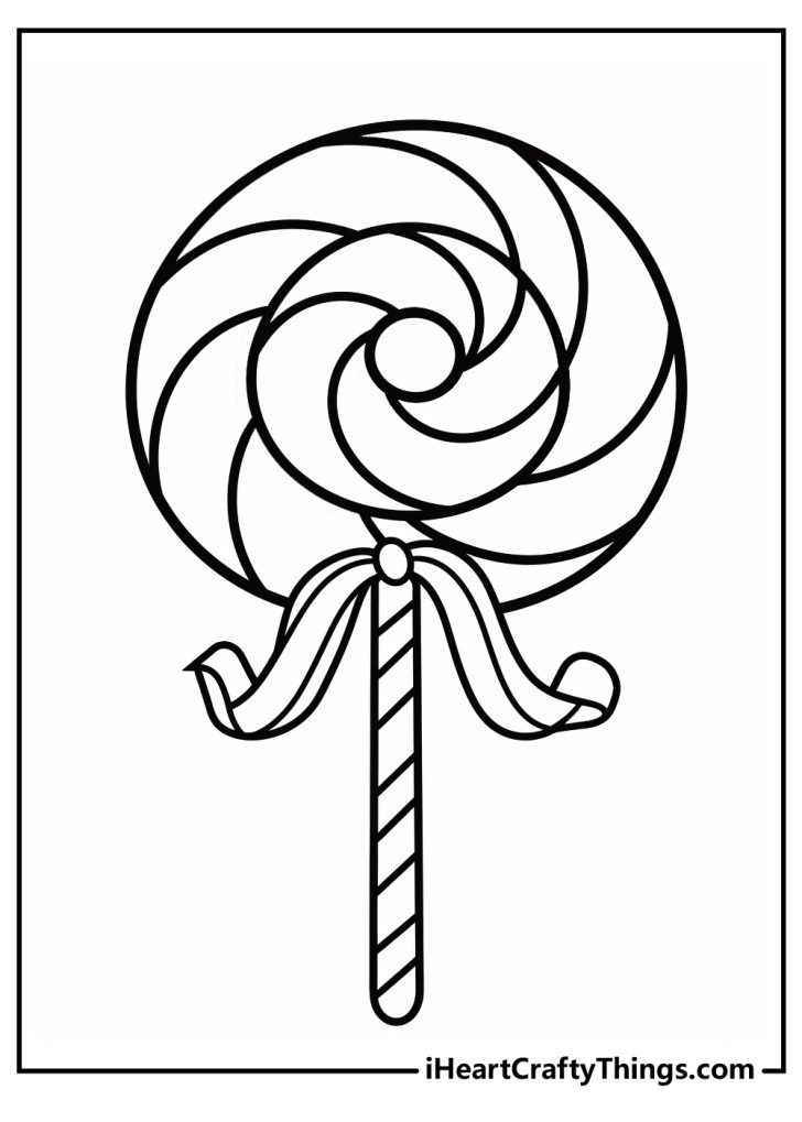 30 Candy Cane Coloring Pages (100% Free Printables)