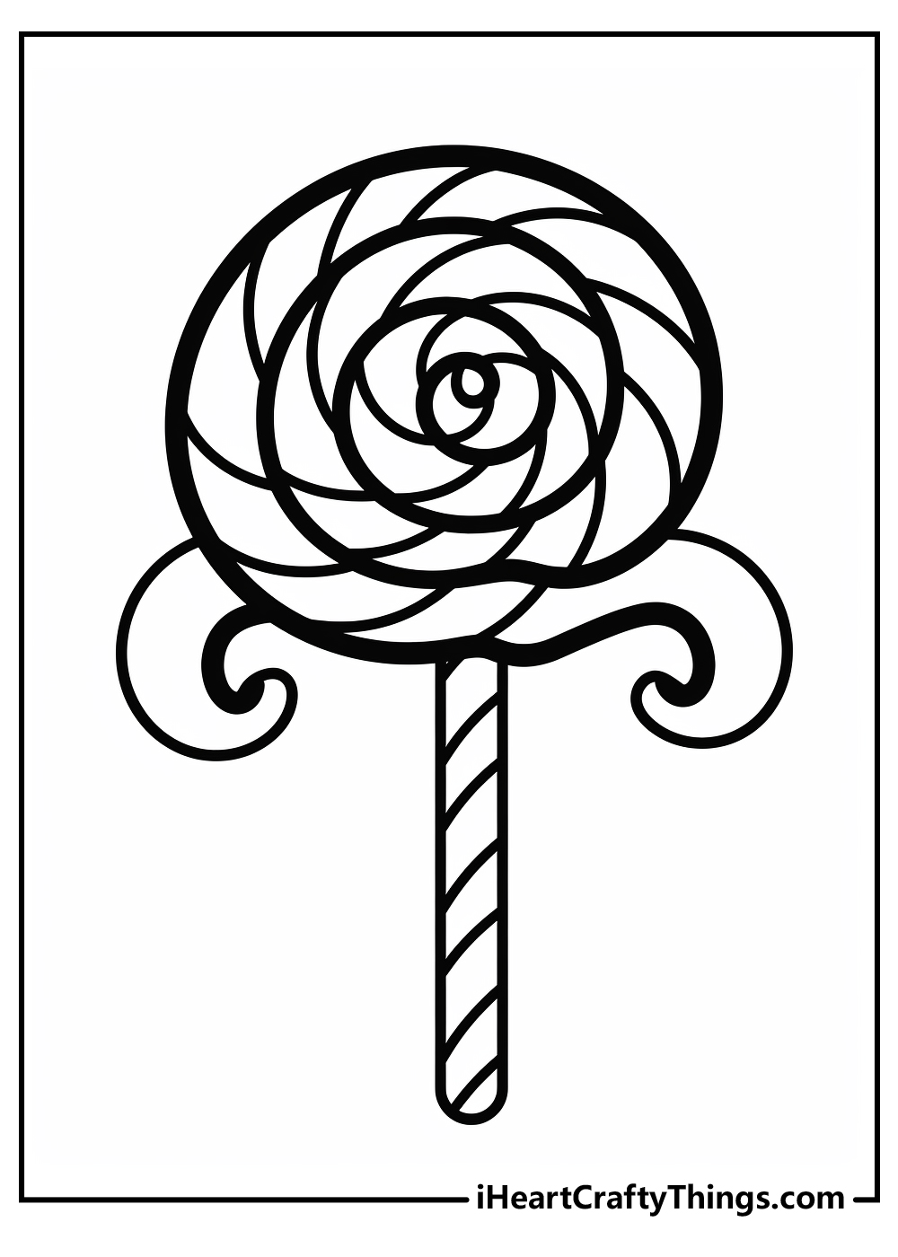 original candy cane coloring pages